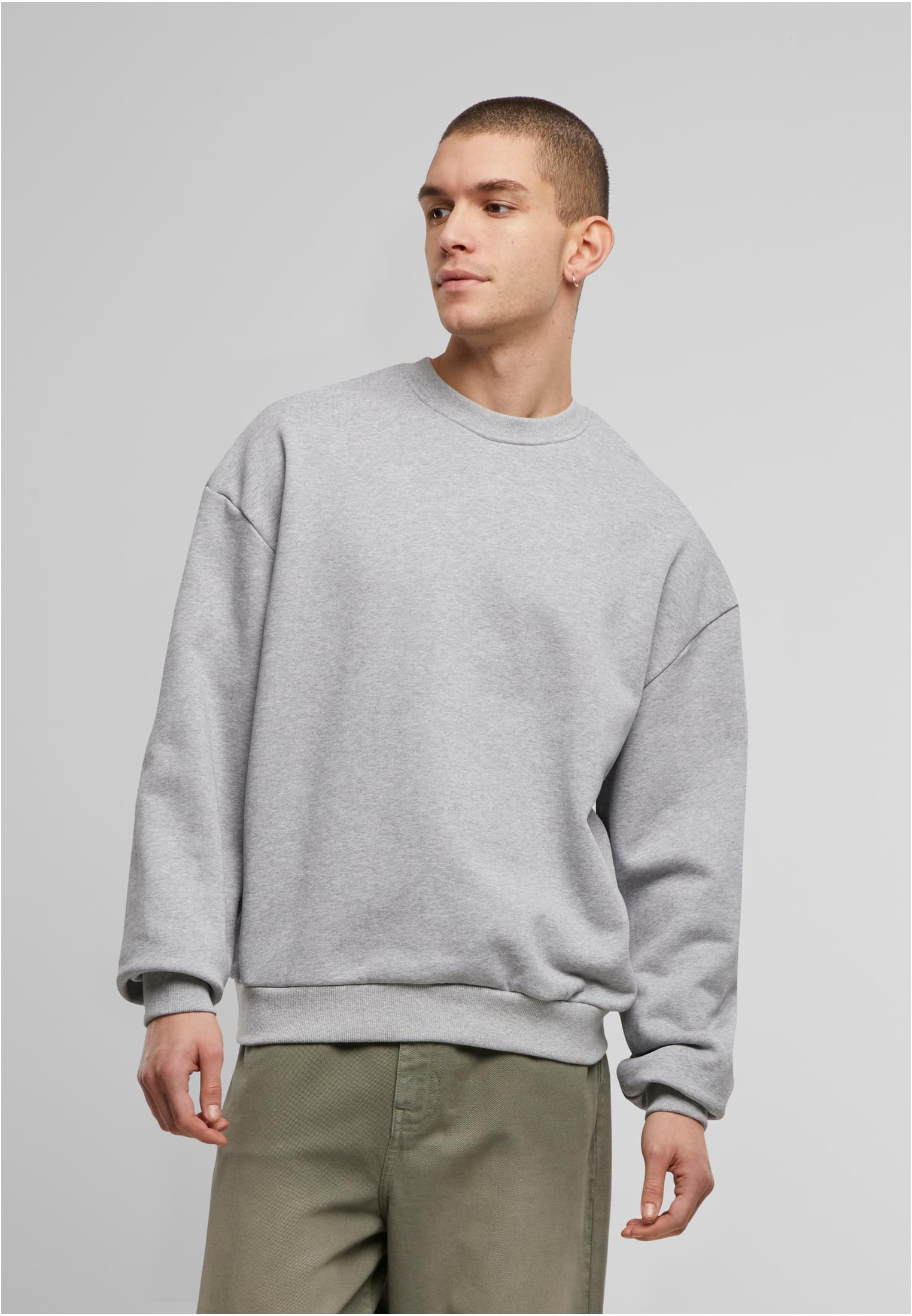 Ultra Heavy Cotton Crewneck heathergrey | heathergrey