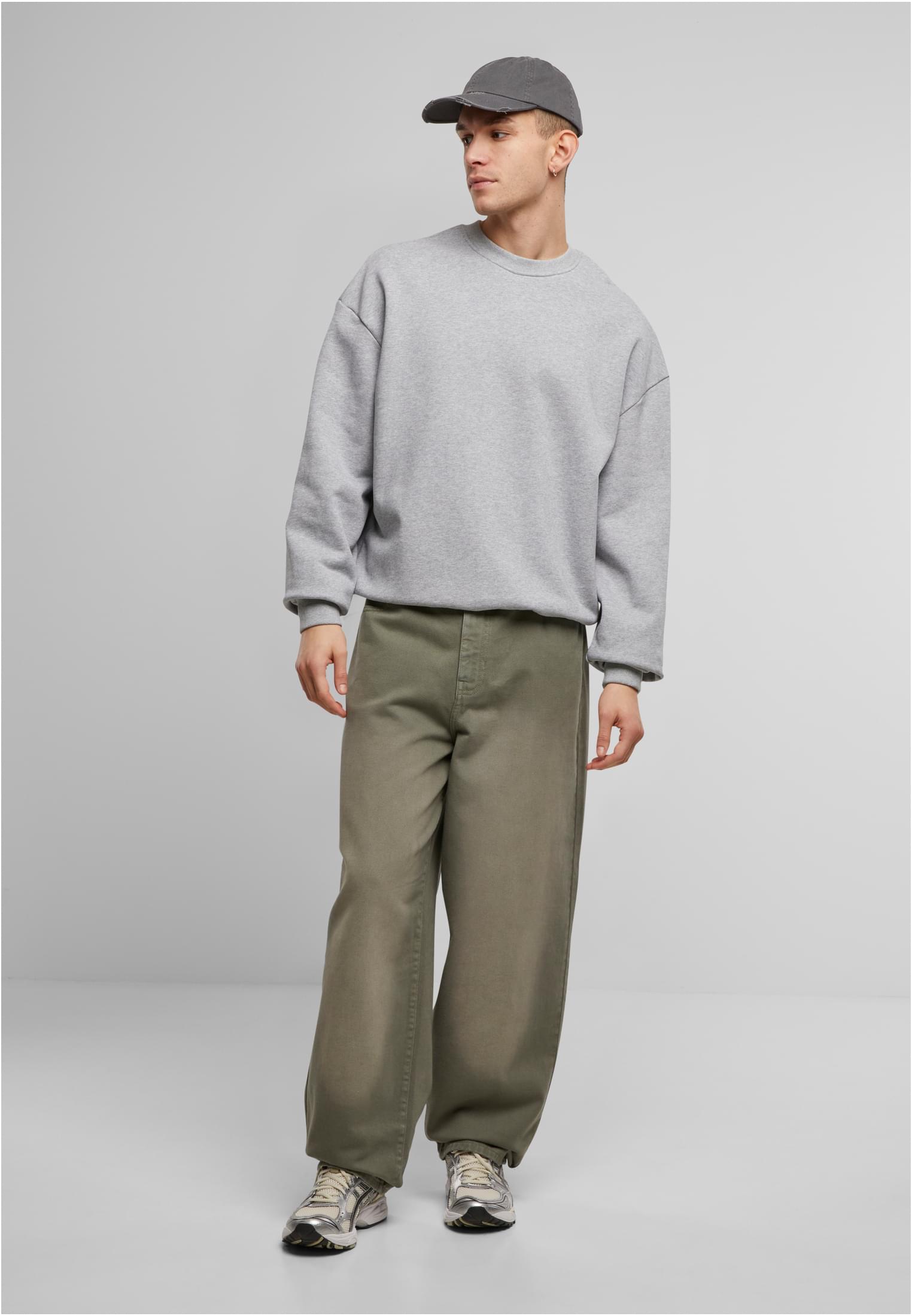 Ultra Heavy Cotton Crewneck heathergrey | heathergrey