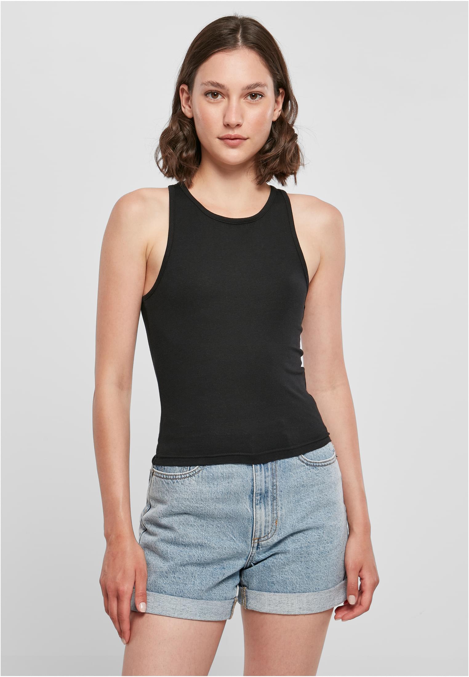 Ladies Racer Back Top black | black
