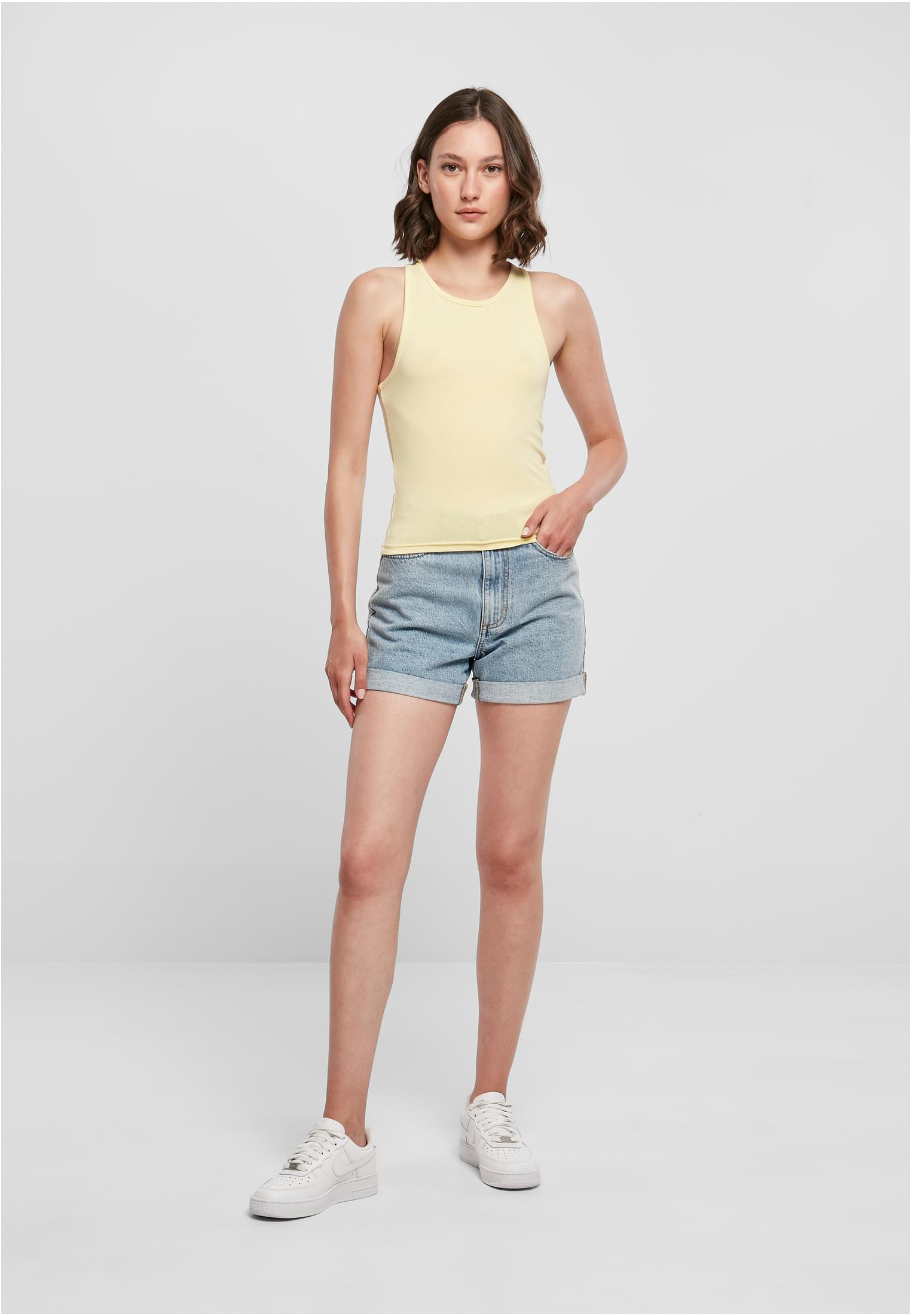 Ladies Racer Back Top softyellow | softyellow