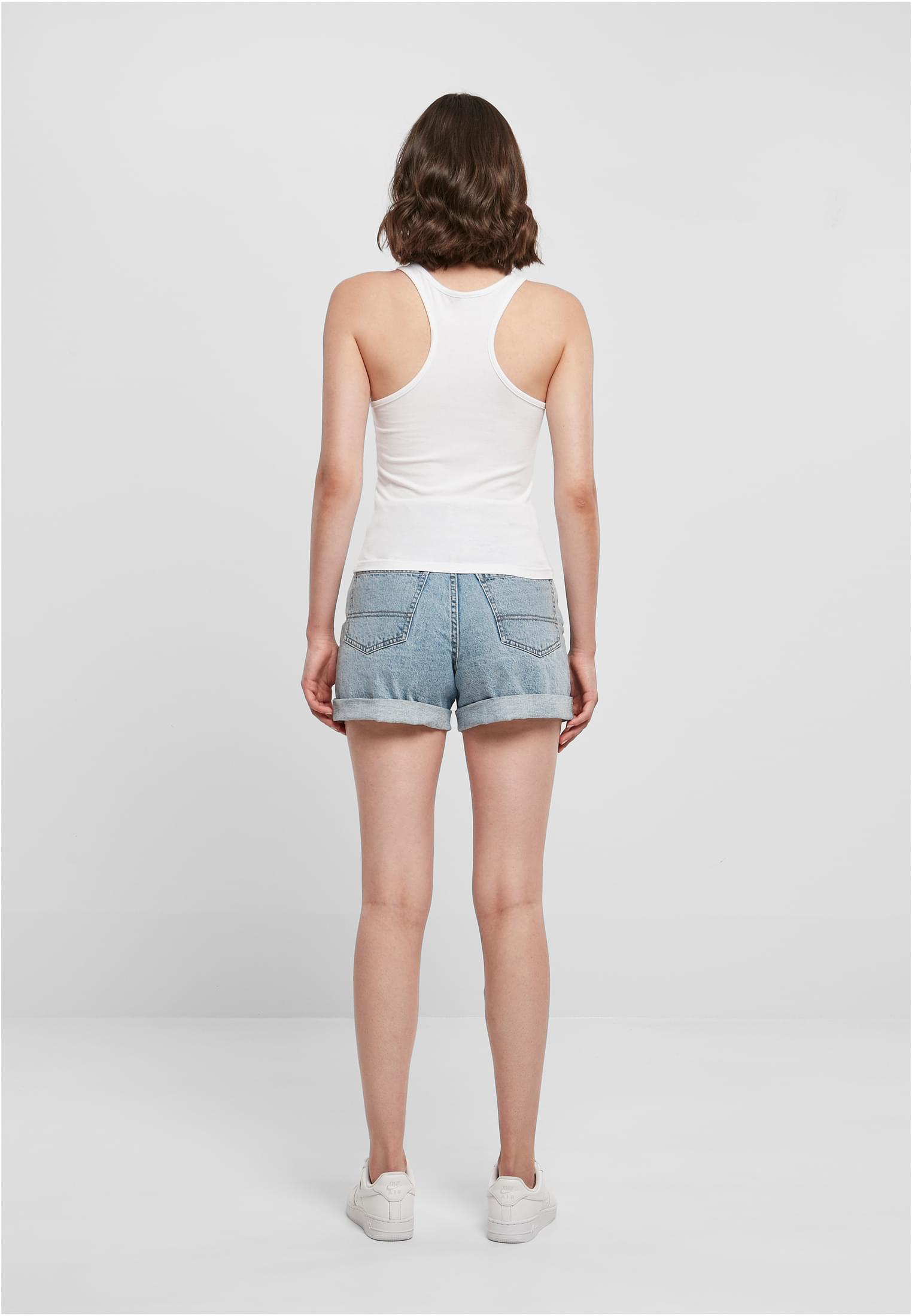 Ladies Racer Back Top white | white