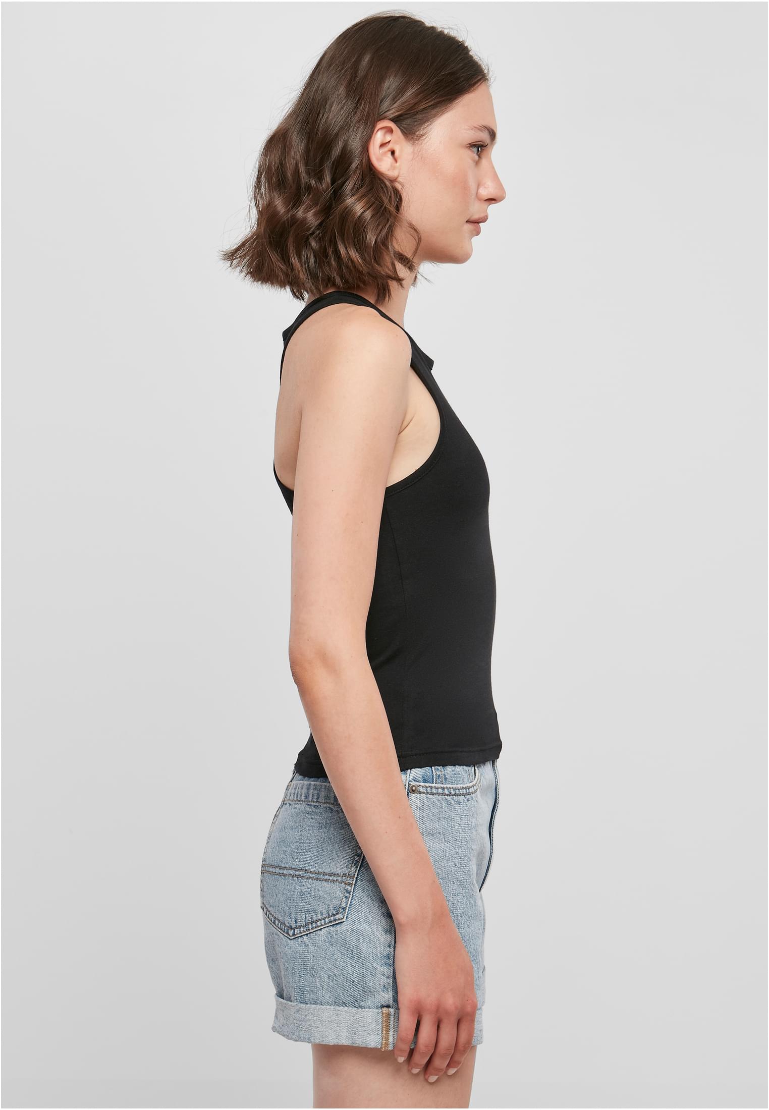 Ladies Racer Back Top black | black