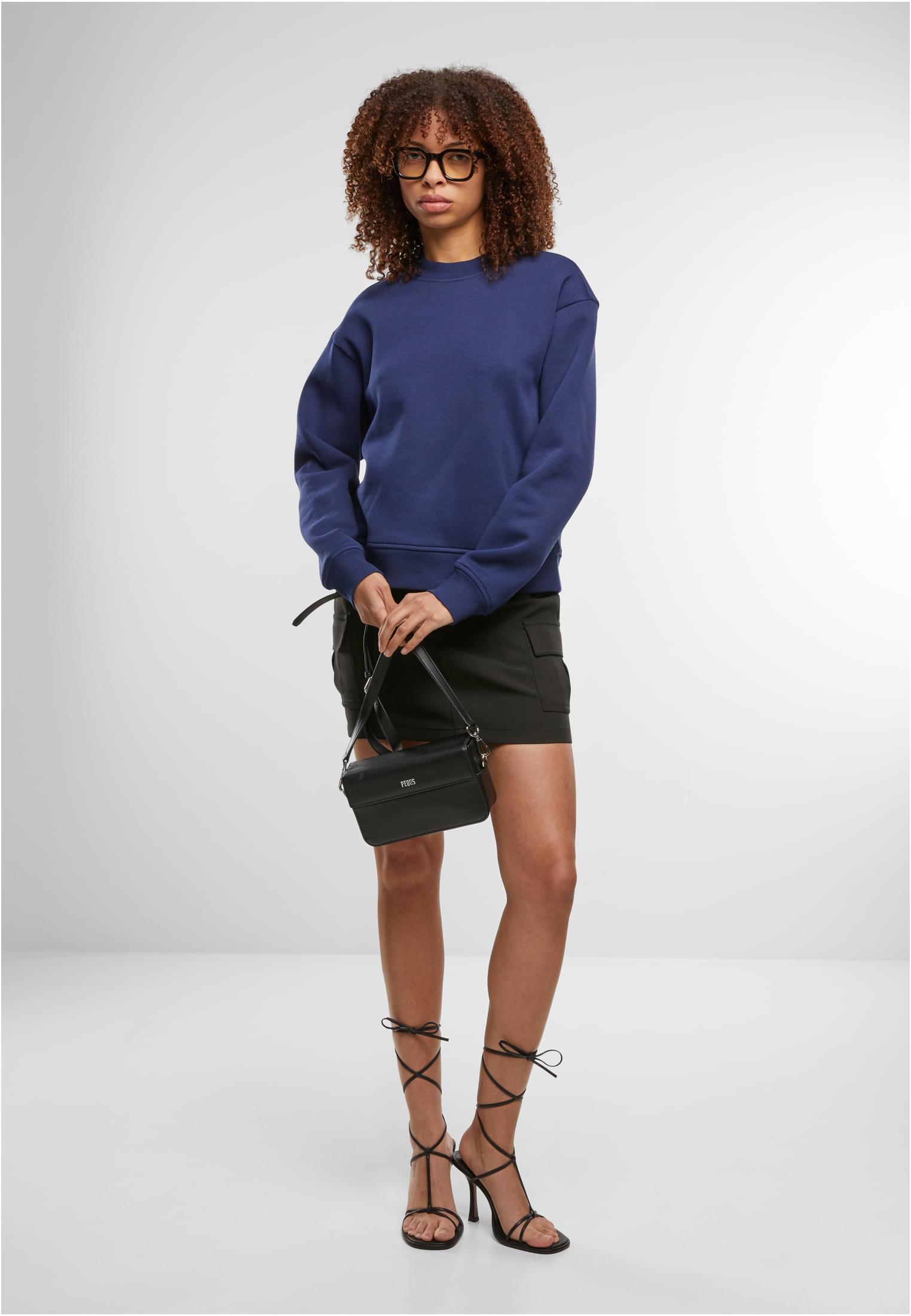 Ladies Oversized Crewneck lightnavy | lightnavy