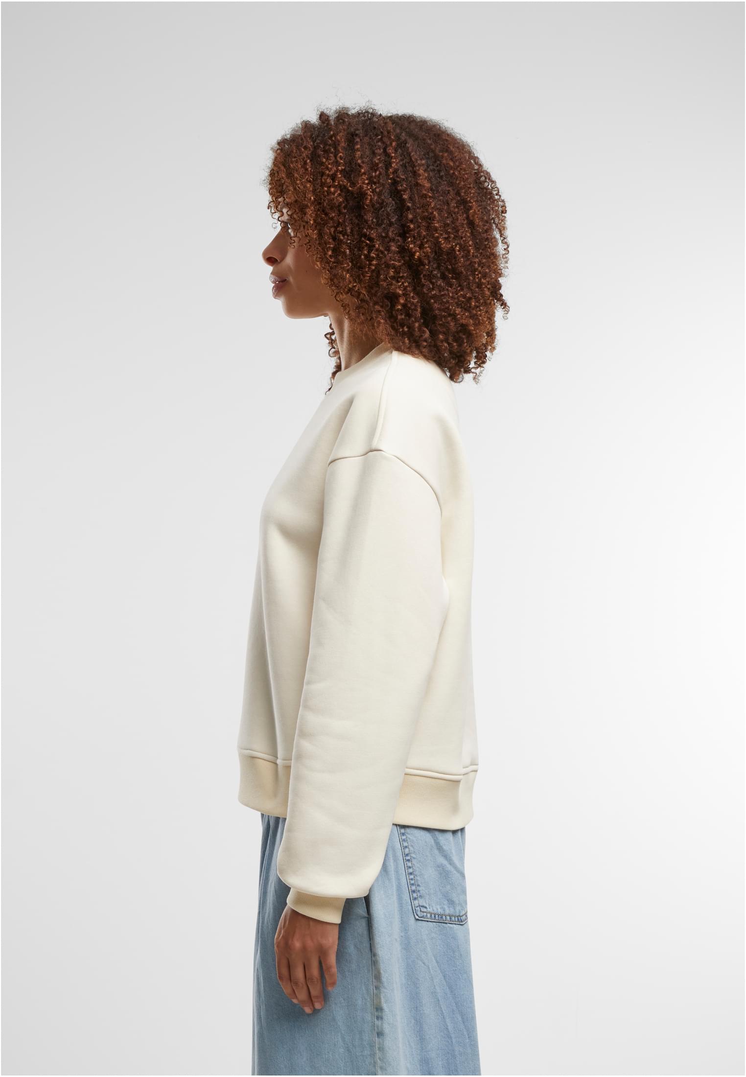 Ladies Oversized Crewneck whitesand | whitesand