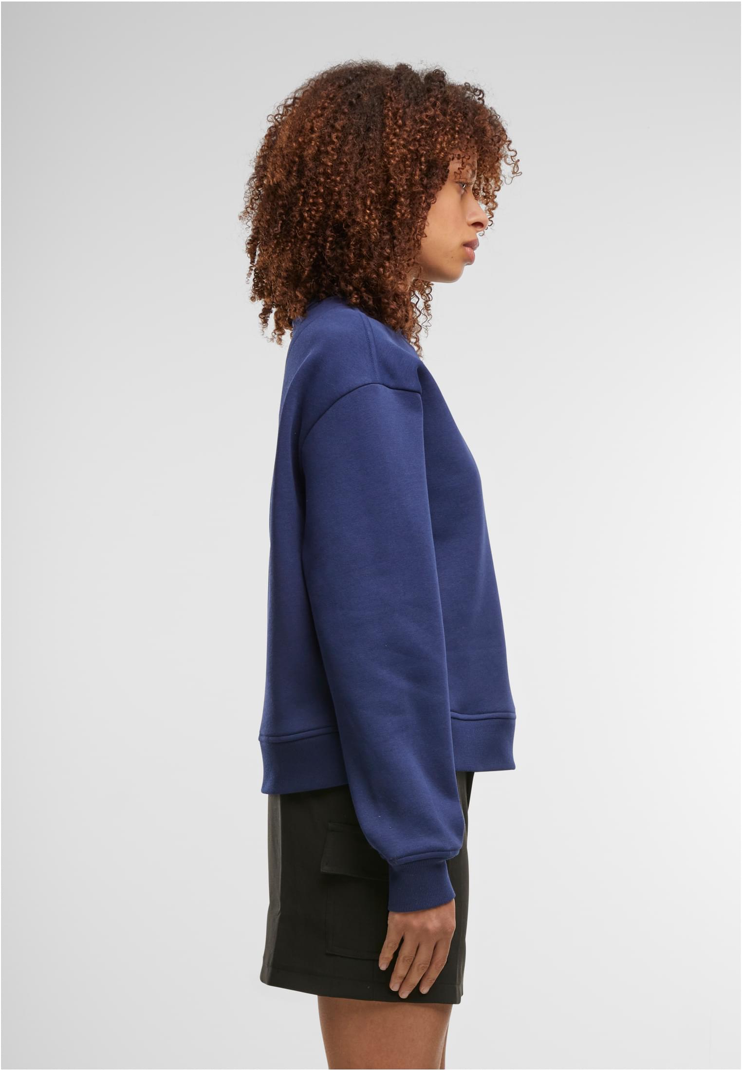Ladies Oversized Crewneck lightnavy | lightnavy