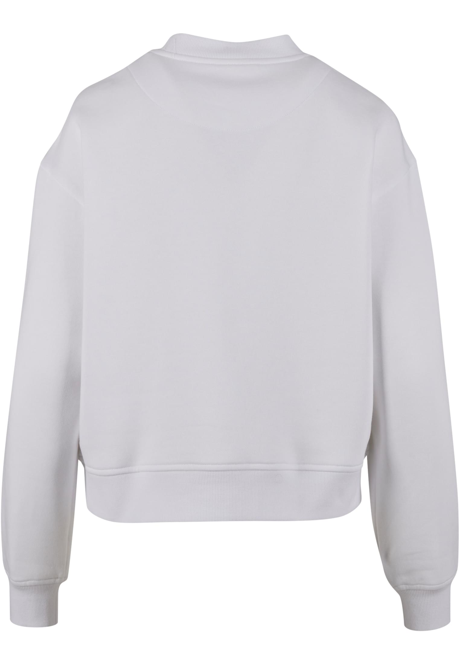 Ladies Oversized Crewneck white | white
