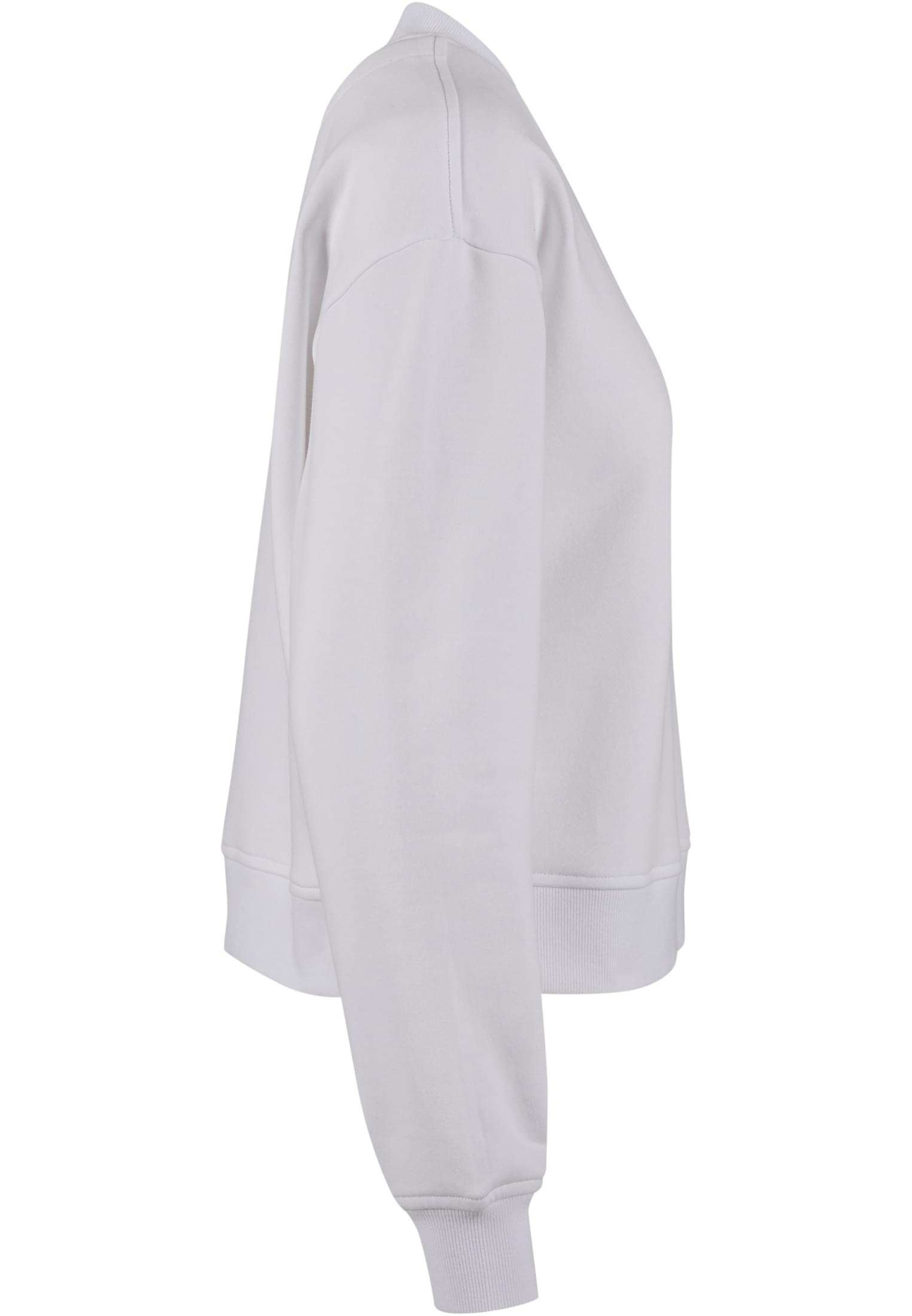 Ladies Oversized Crewneck white | white