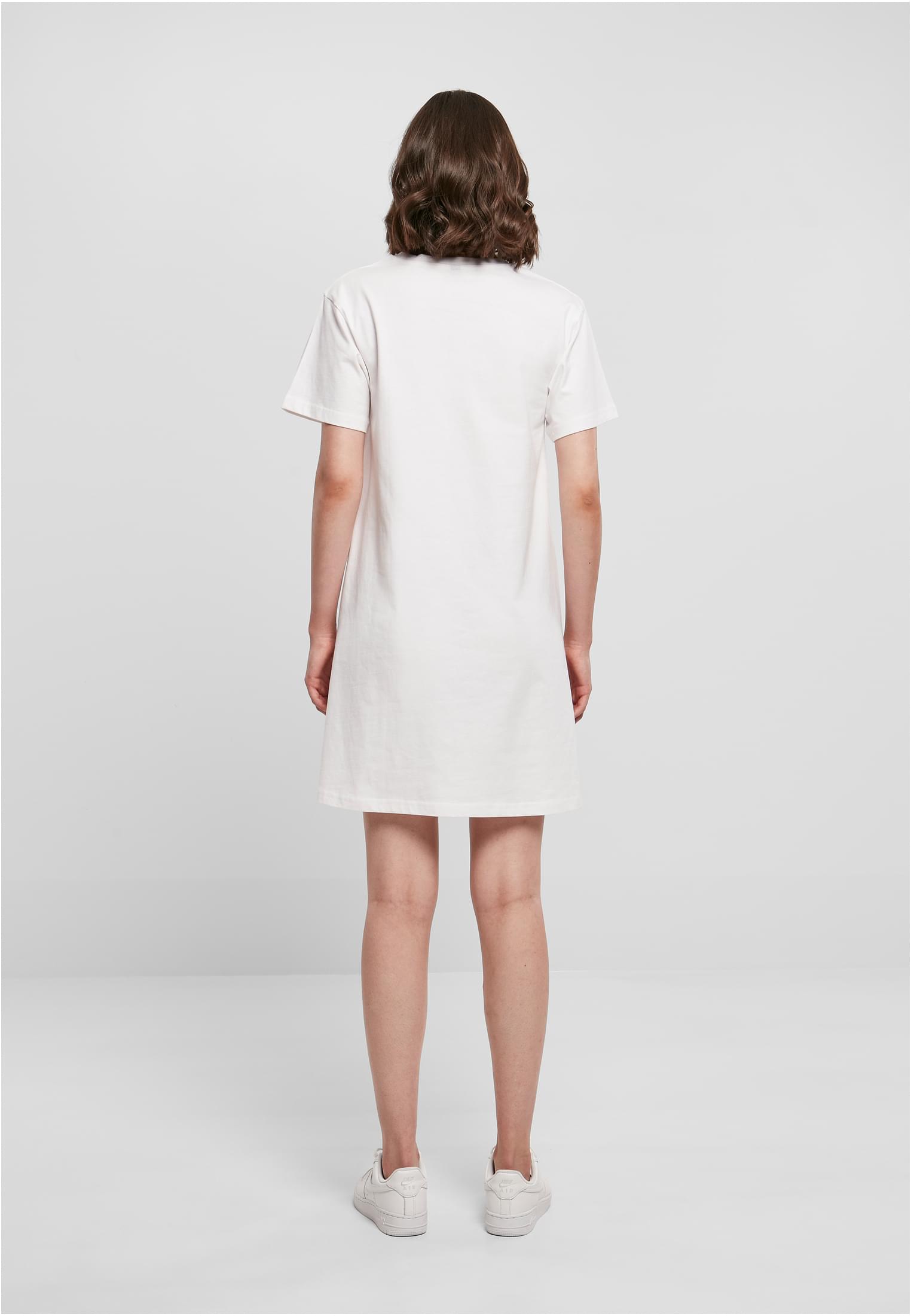 Ladies Tee Dress white | white