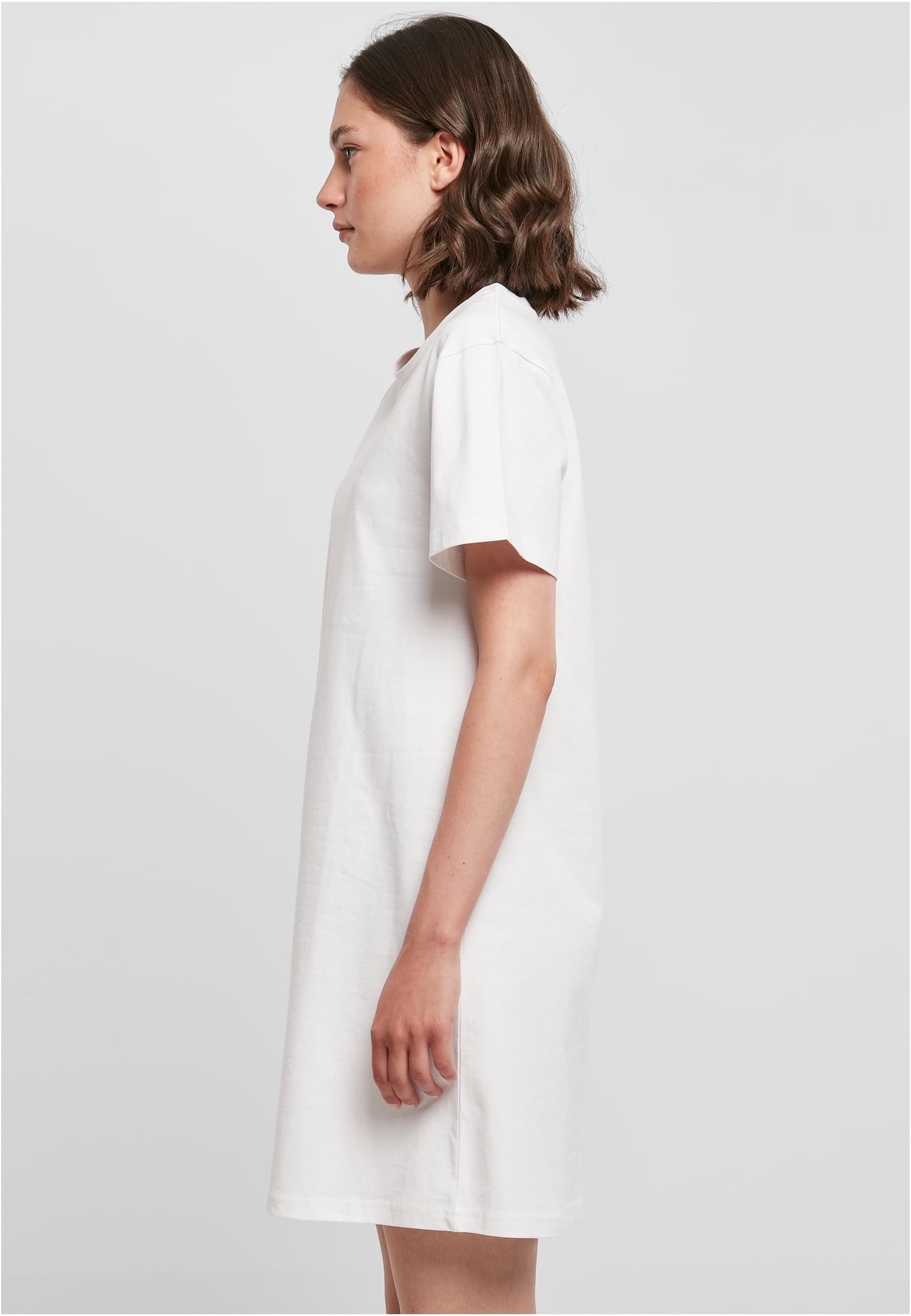 Ladies Tee Dress white | white