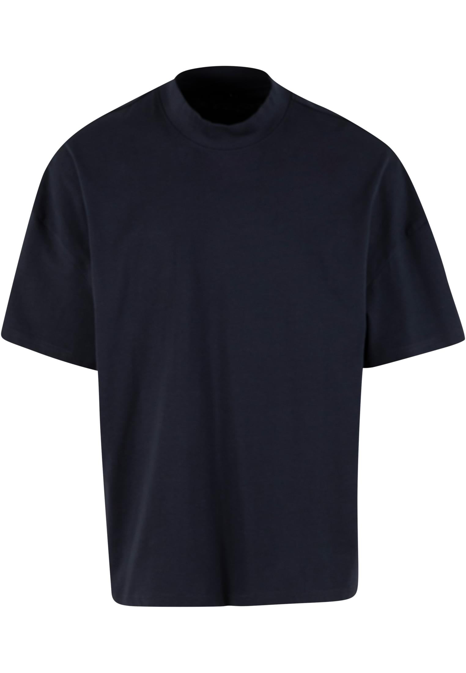 Oversized Mock Neck Tee navy | navy