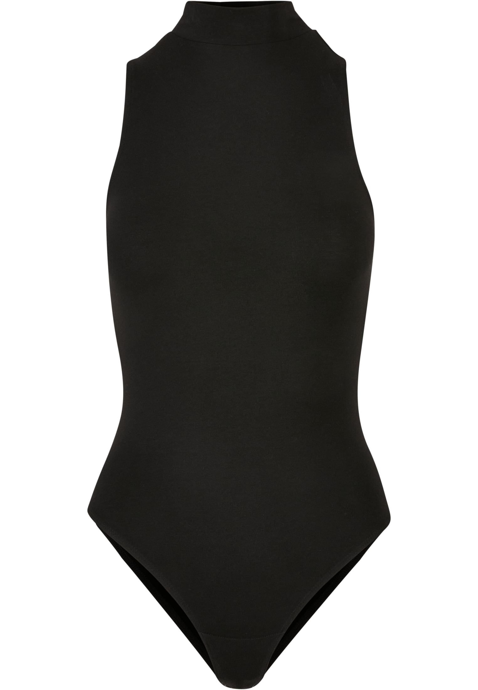 Ladies Sleeveless Turtleneck Body black | black