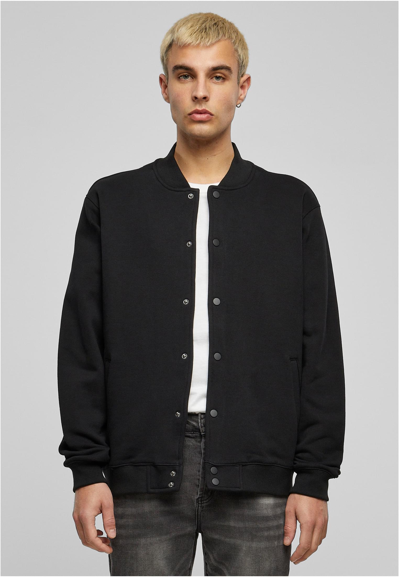 Heavy Tonal College Jacket black | black