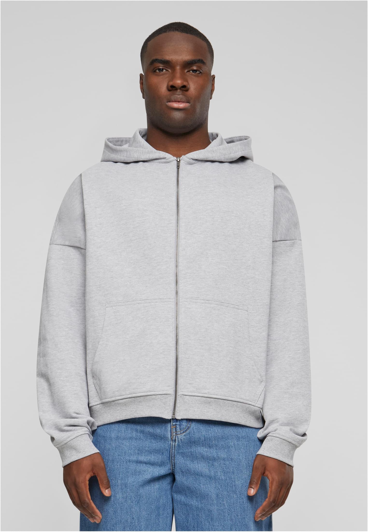 90's Zip Hoody heathergrey | heathergrey