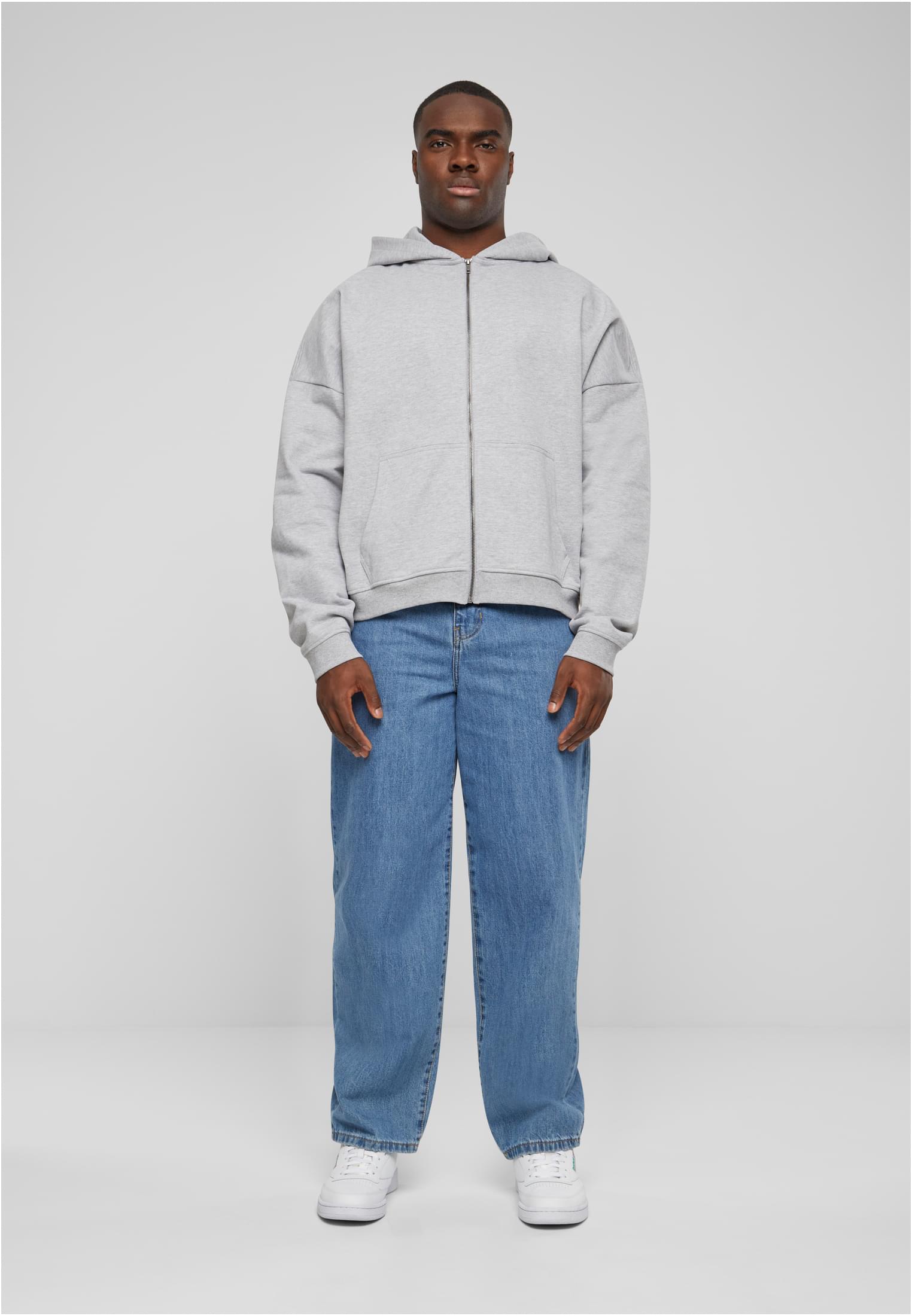 90's Zip Hoody heathergrey | heathergrey