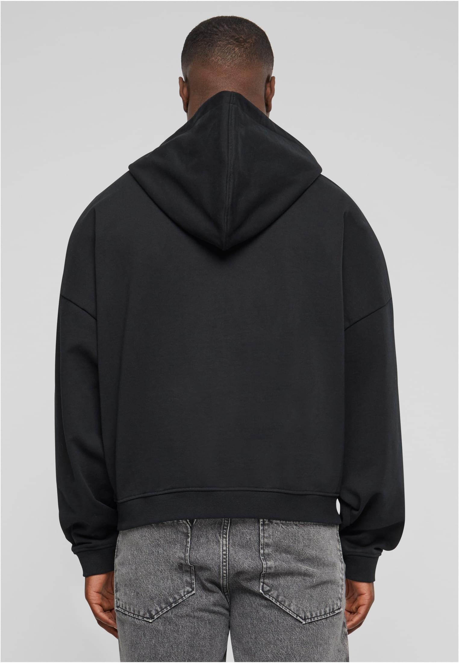 90's Zip Hoody black | black