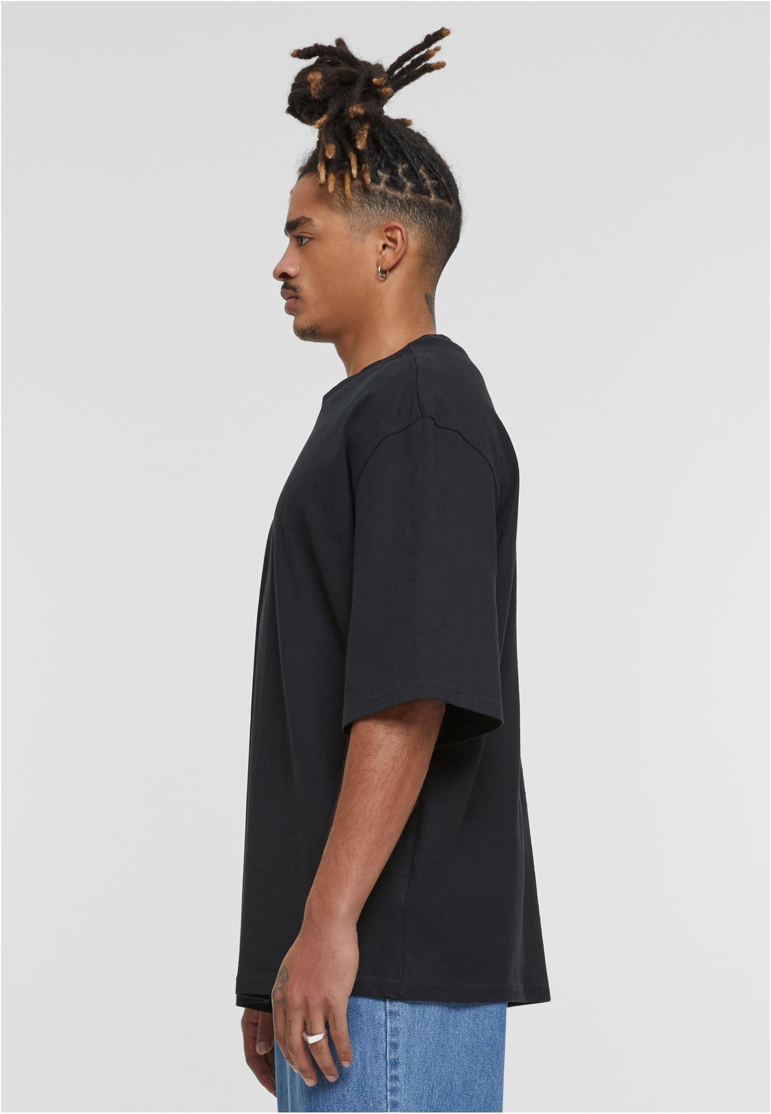 Oversized Sleeve Tee black | black