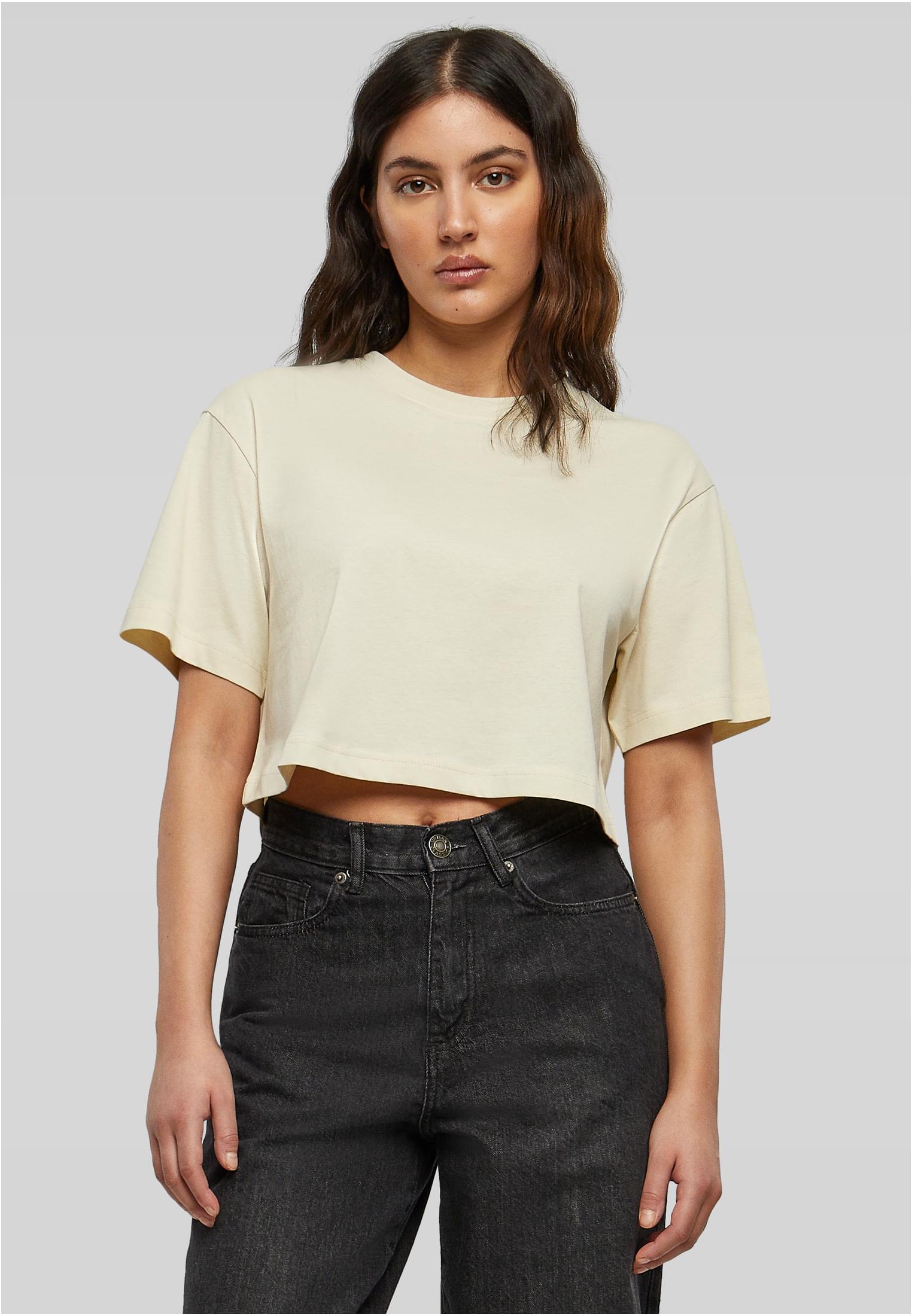 Ladies Short Oversized Tee sand | sand