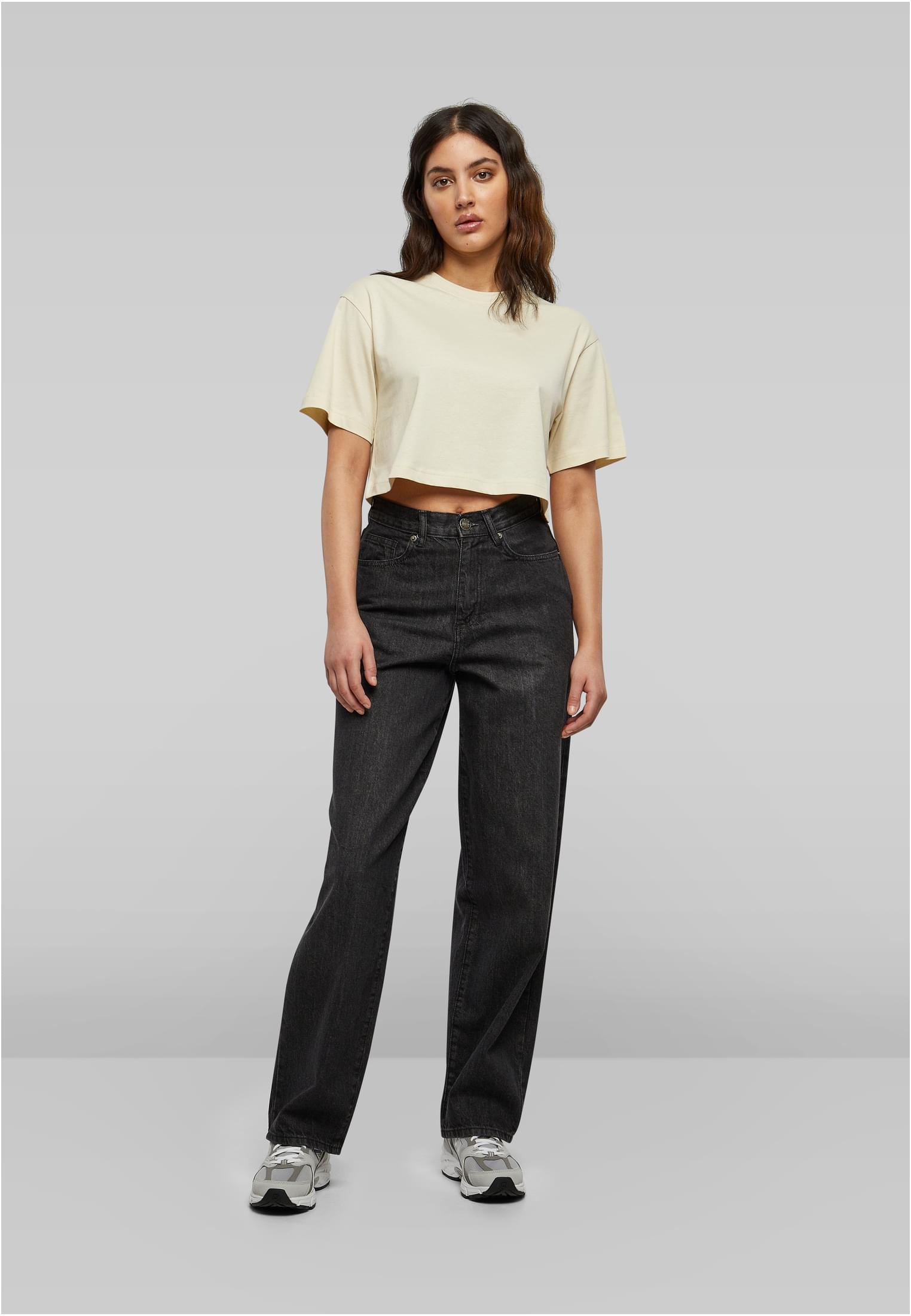 Ladies Short Oversized Tee sand | sand
