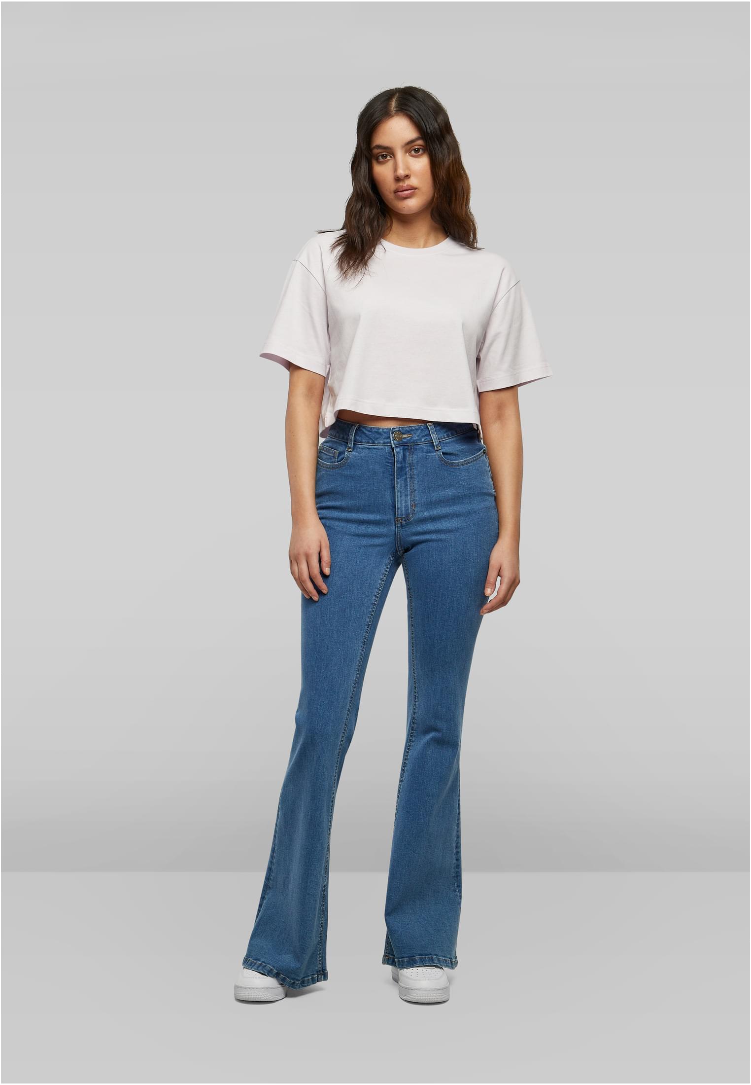 Ladies Short Oversized Tee softlilac | softlilac