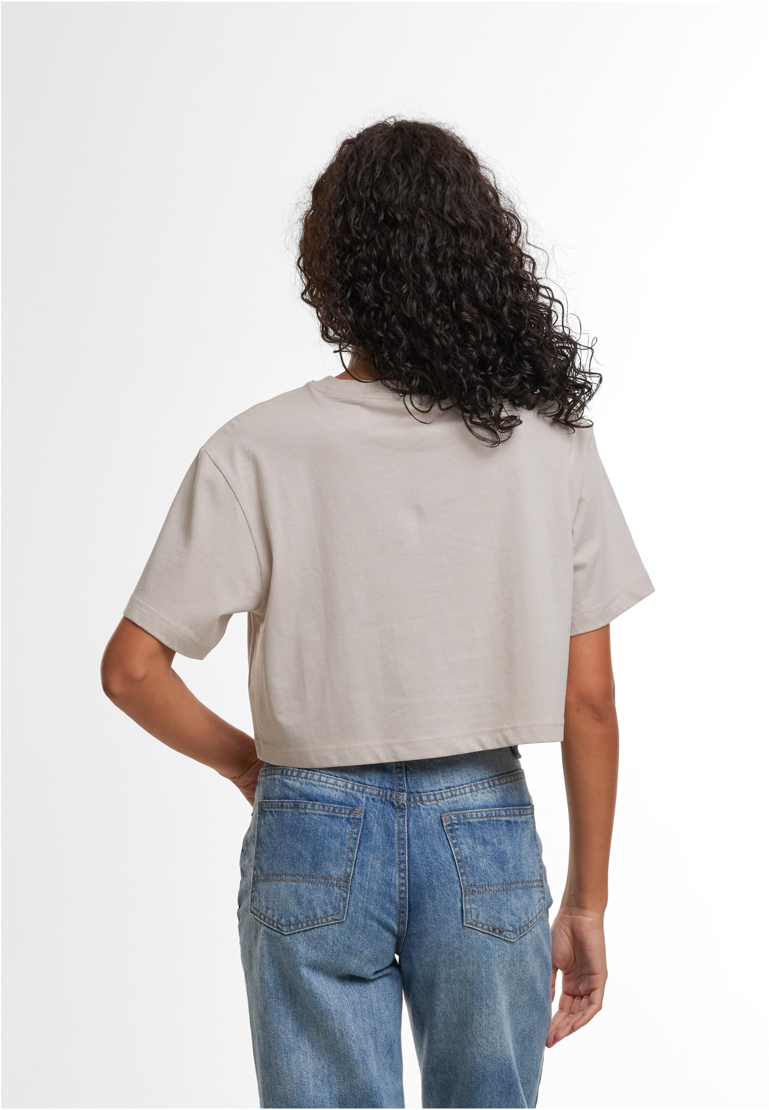 Ladies Short Oversized Tee cloud | cloud