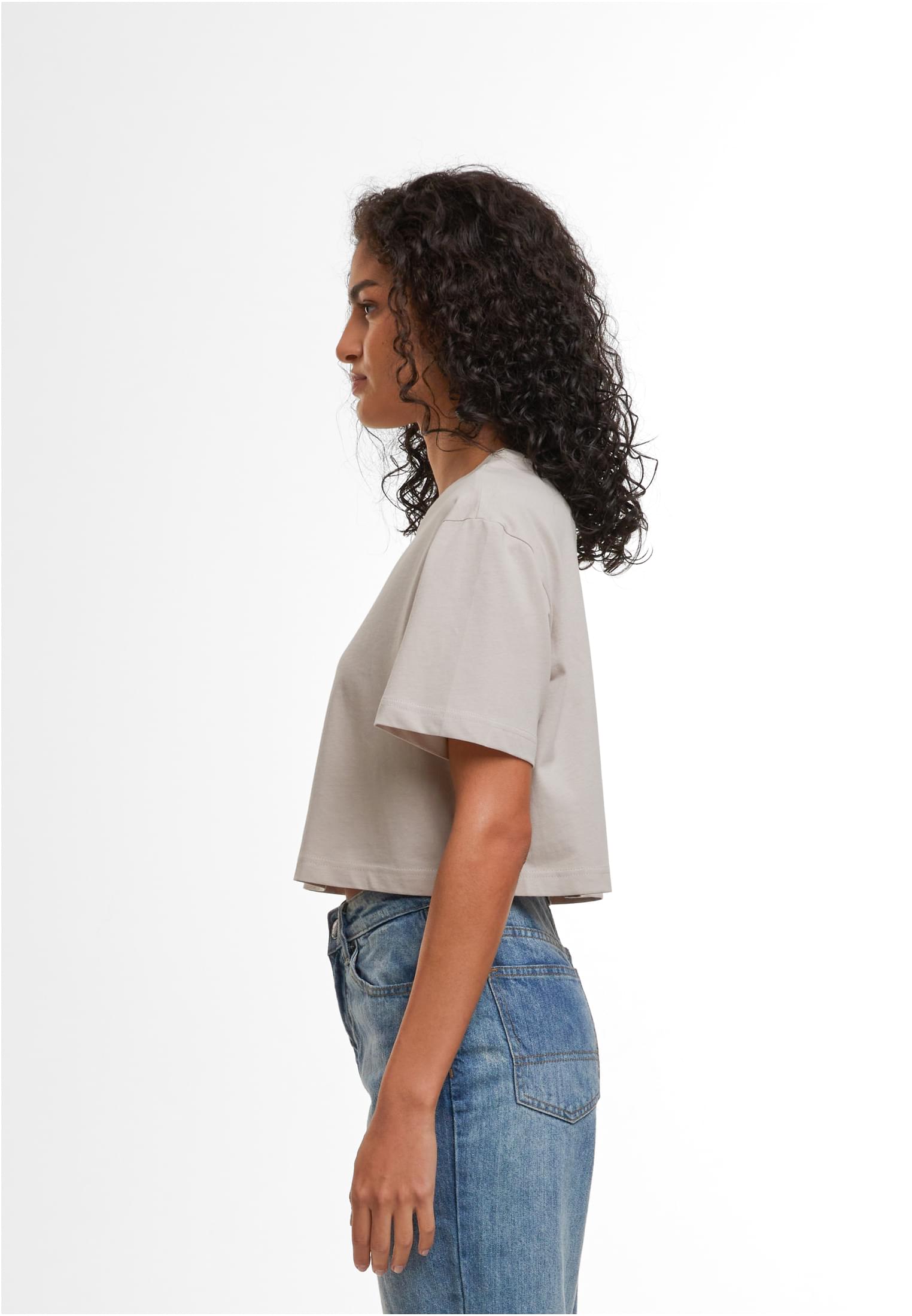 Ladies Short Oversized Tee cloud | cloud