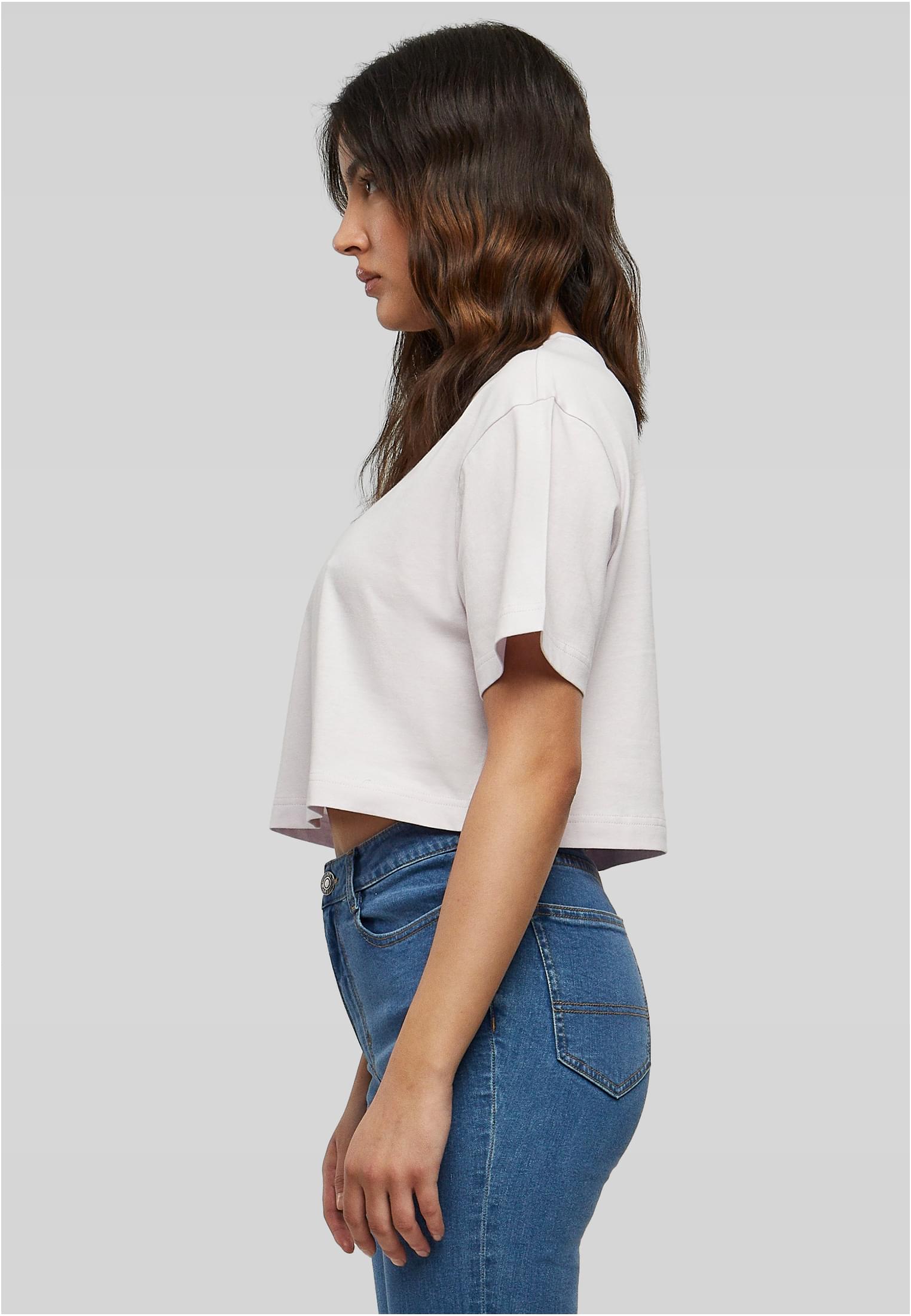 Ladies Short Oversized Tee softlilac | softlilac