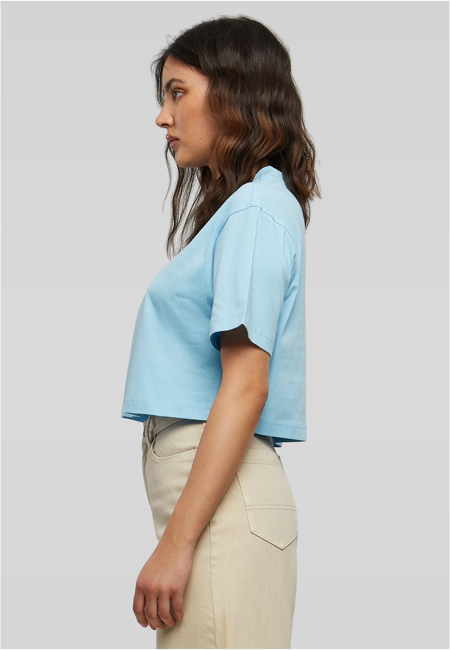 Ladies Short Oversized Tee balticblue | balticblue