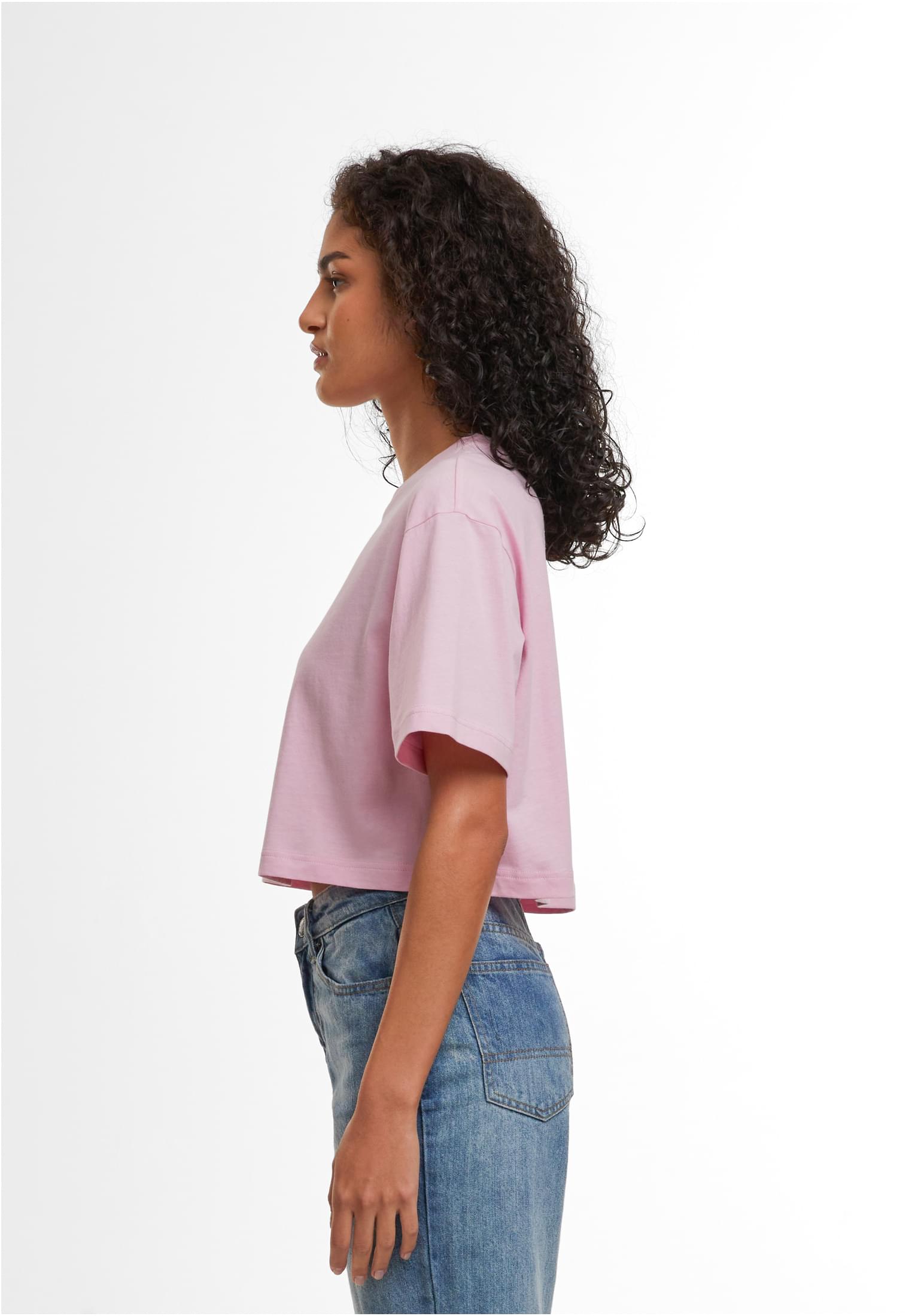 Ladies Short Oversized Tee softpink | softpink