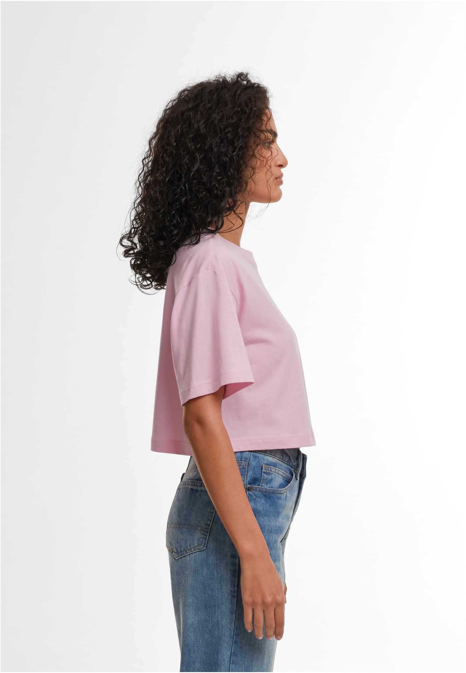 Ladies Short Oversized Tee softpink | softpink