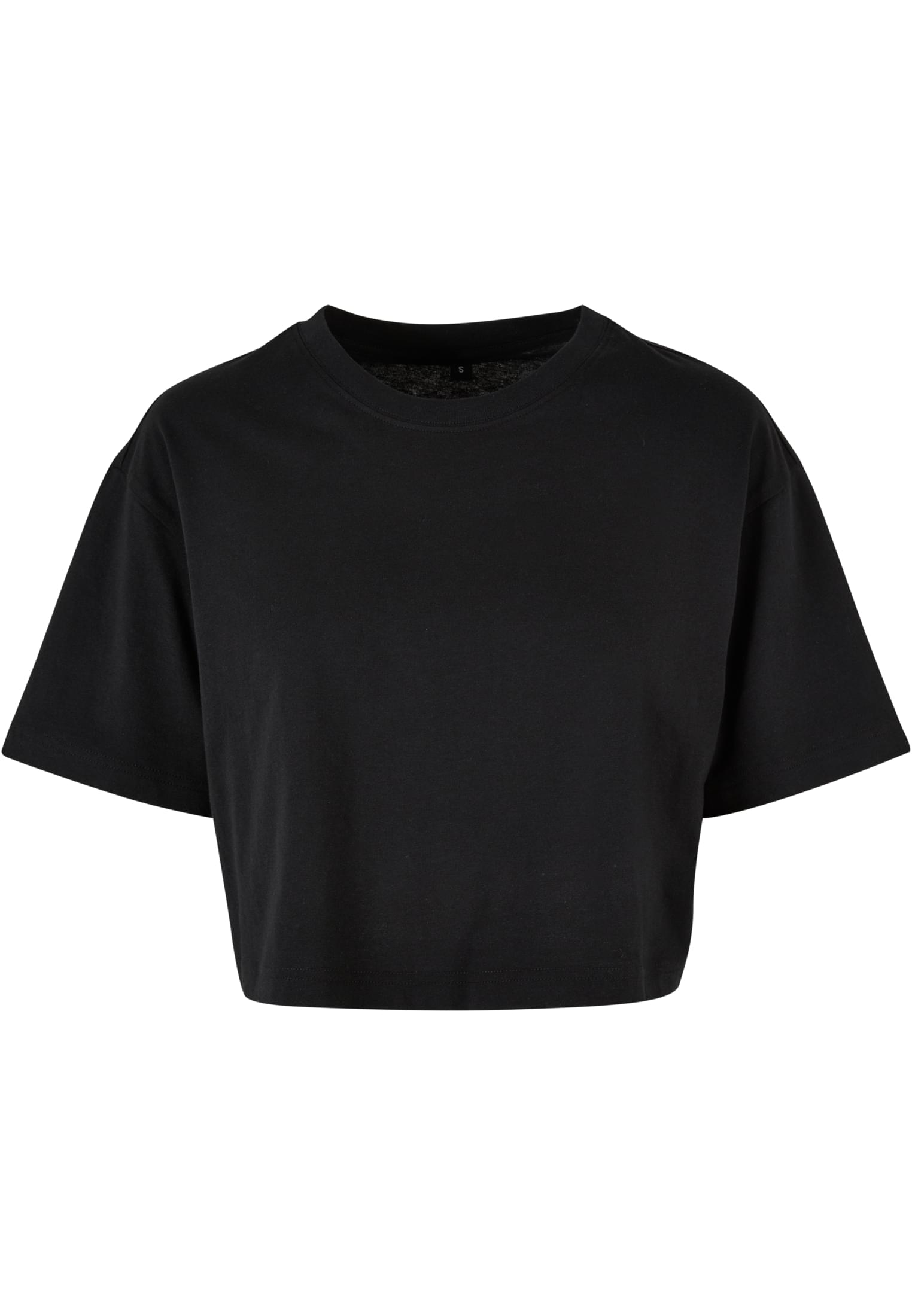 Ladies Short Oversized Tee black | black