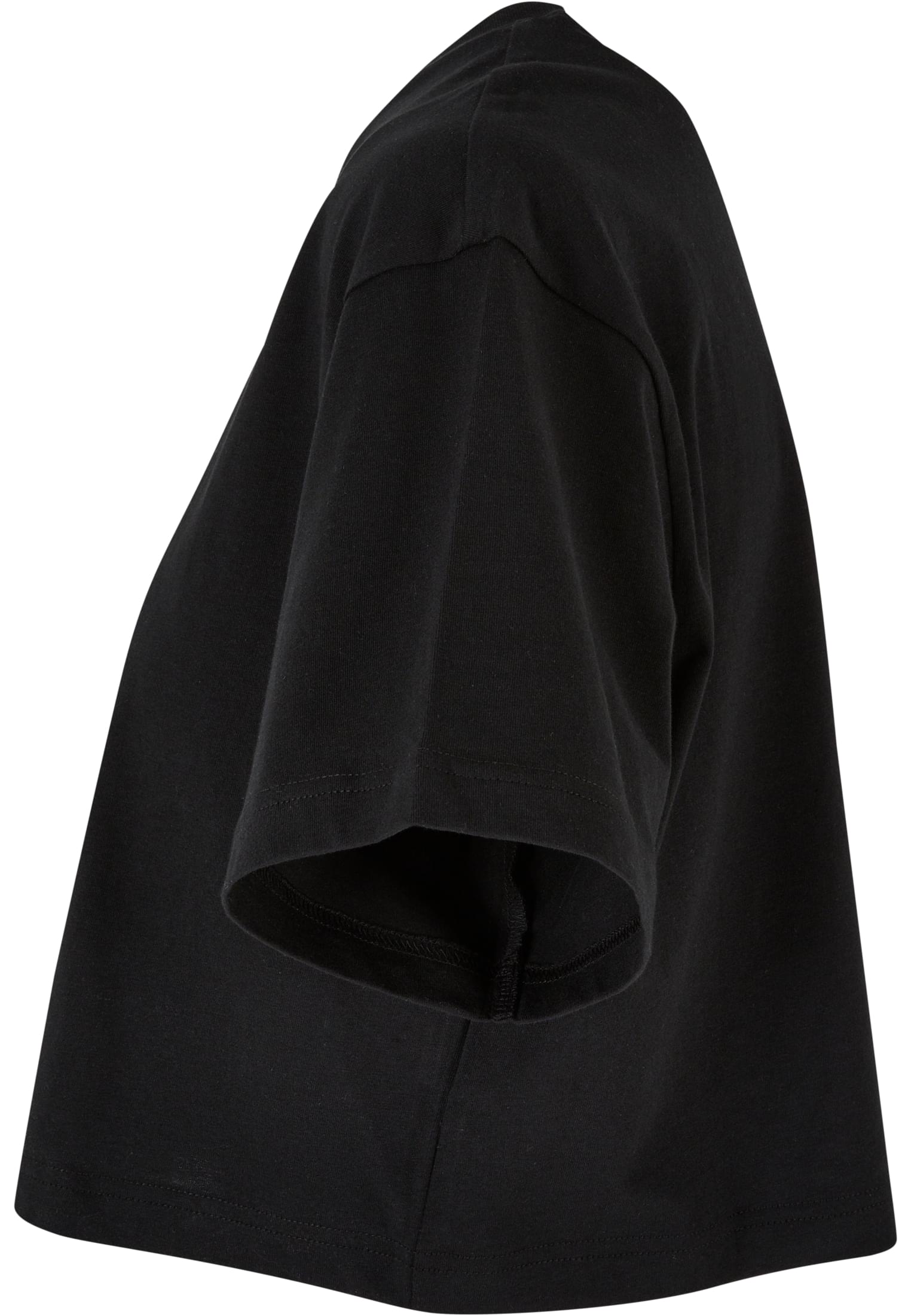 Ladies Short Oversized Tee black | black
