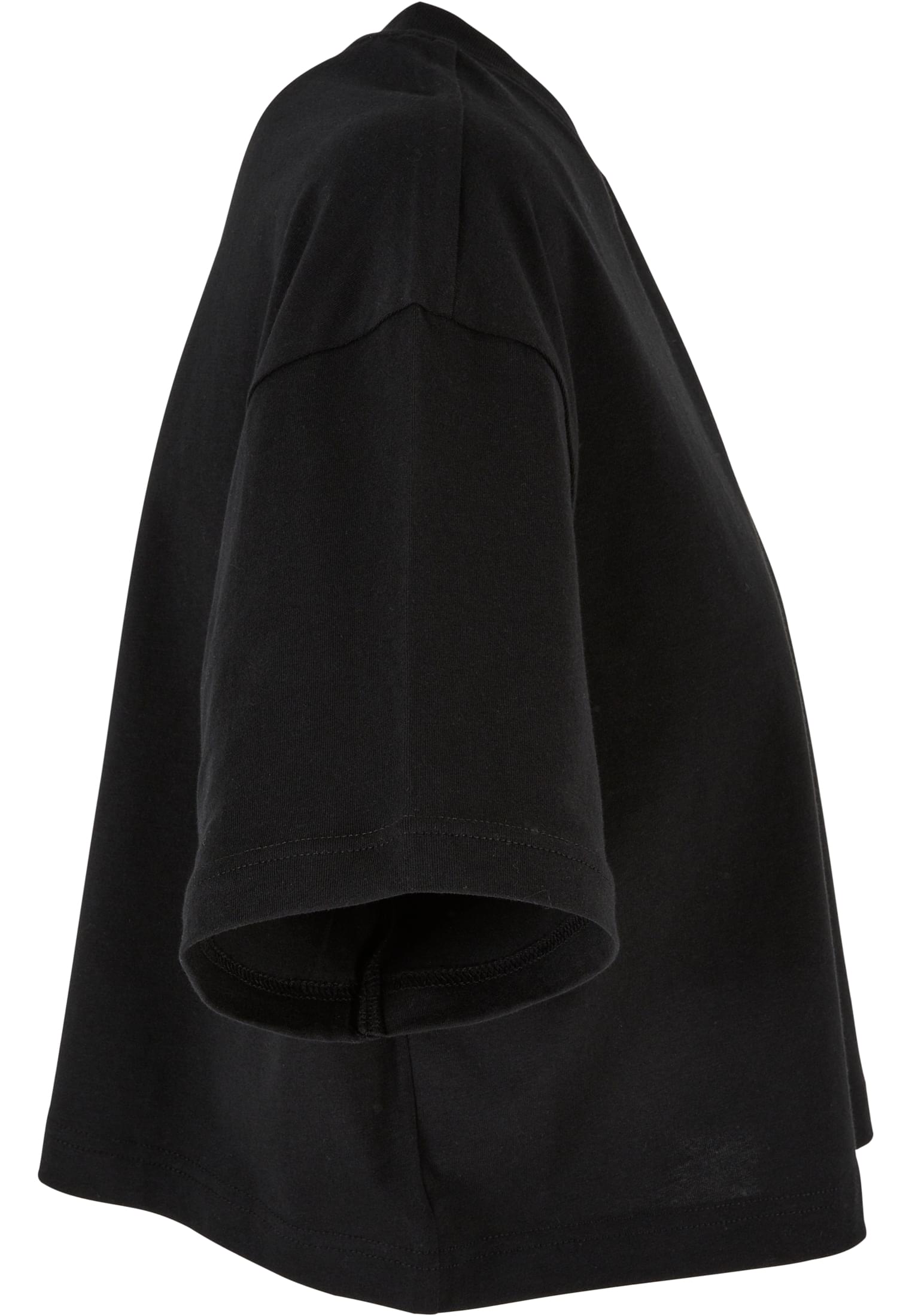 Ladies Short Oversized Tee black | black