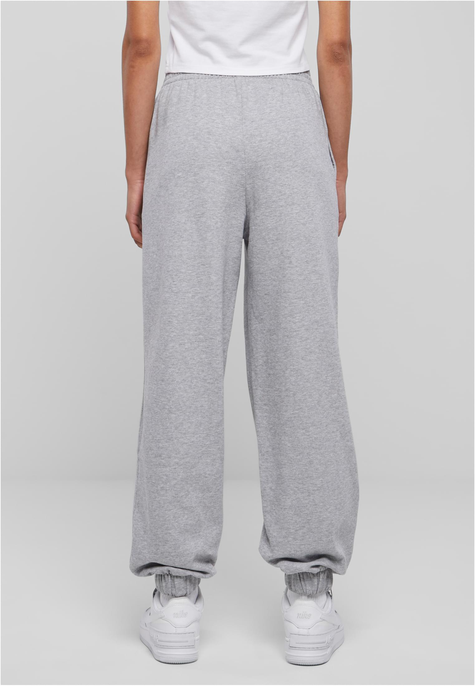 Ladies High Waist Ballon Sweat Pants heathergrey | heathergrey