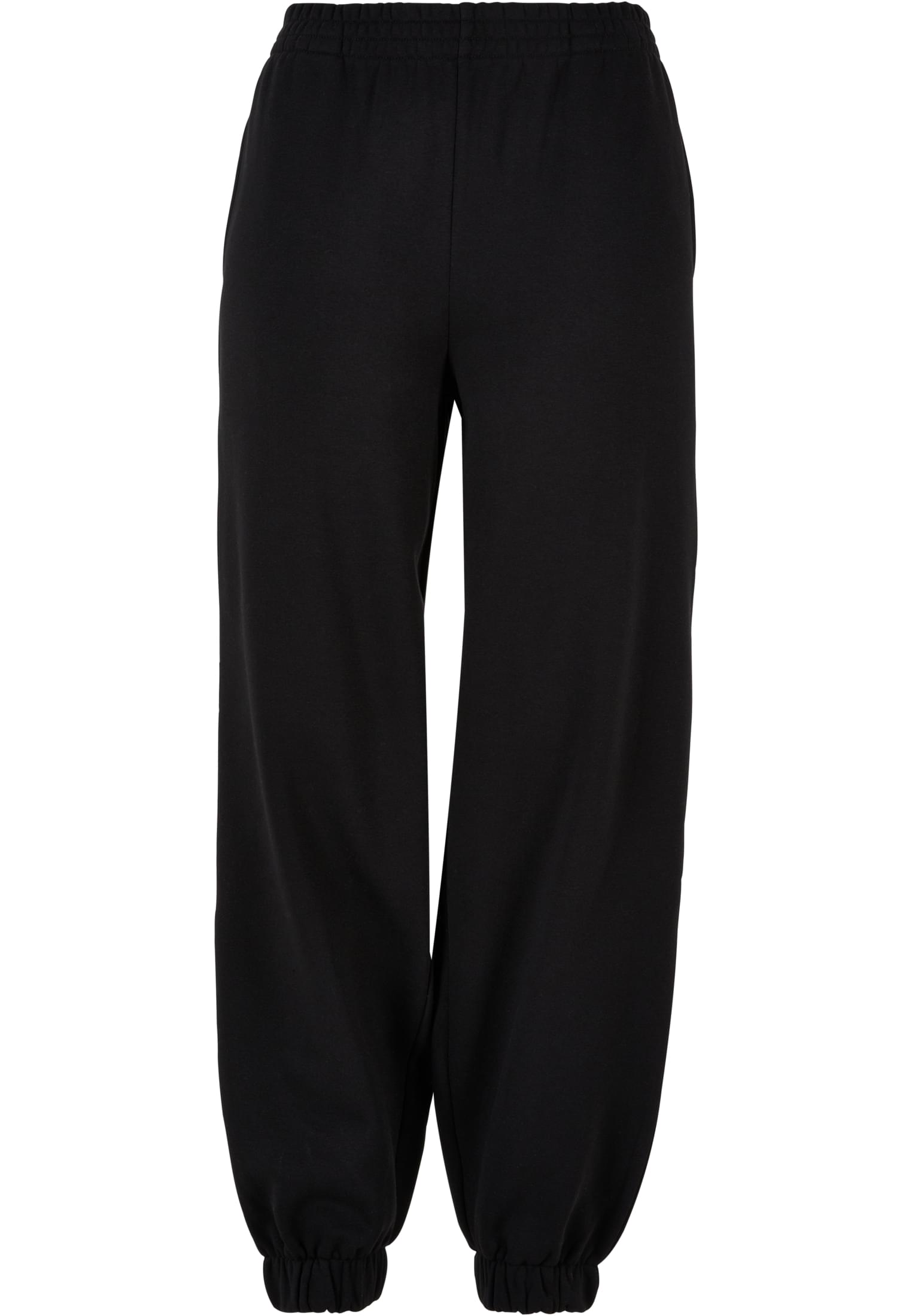 Ladies High Waist Ballon Sweat Pants black | black