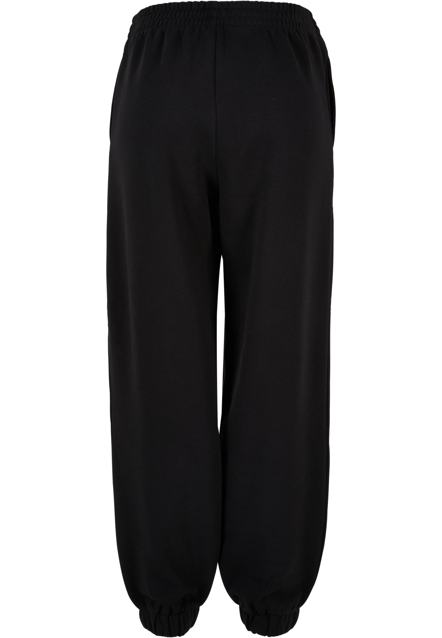 Ladies High Waist Ballon Sweat Pants black | black