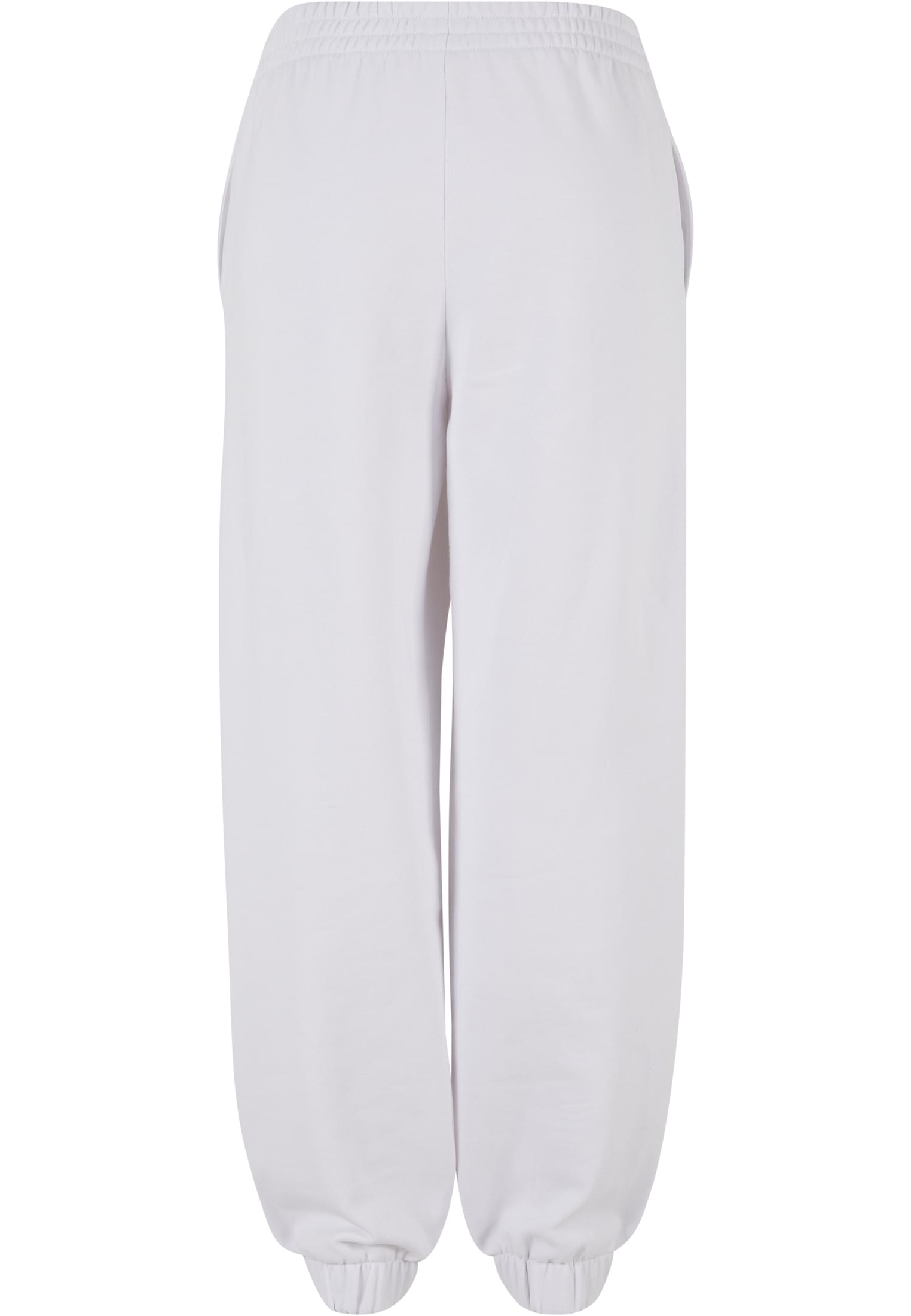 Ladies High Waist Ballon Sweat Pants white | white