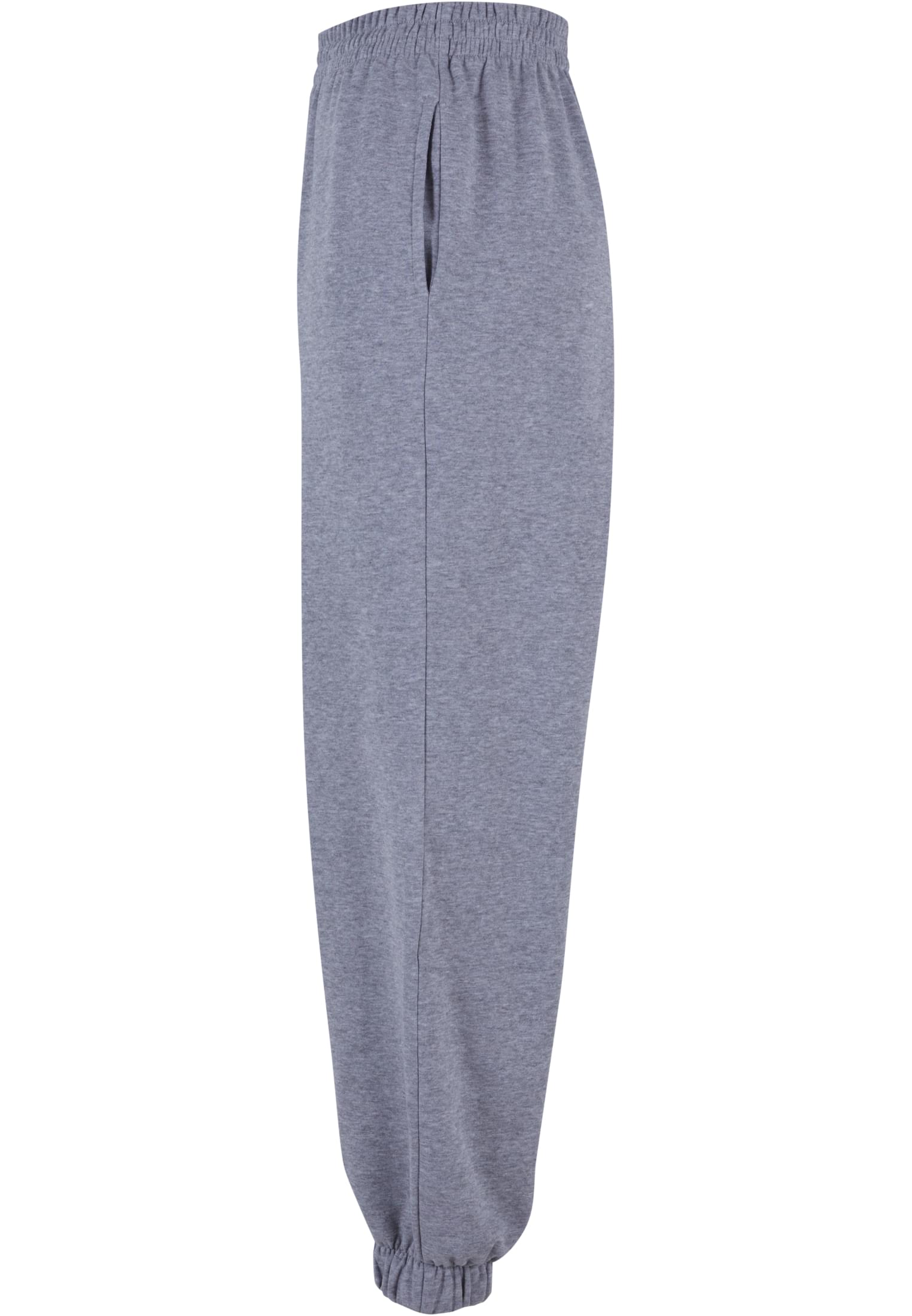 Ladies High Waist Ballon Sweat Pants heathergrey | heathergrey