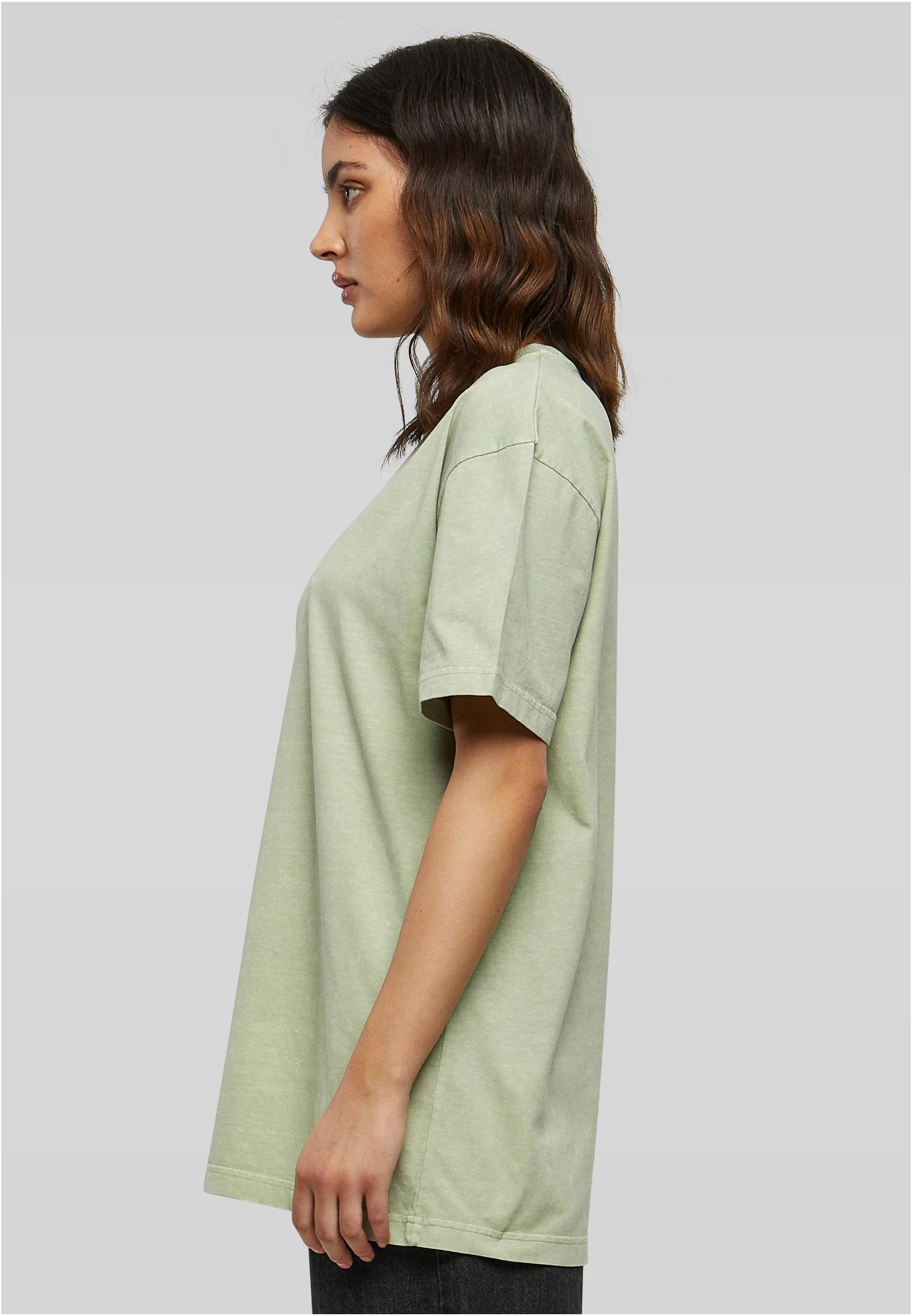Ladies Oversized Acid Wash Tee softsalvia | softsalvia