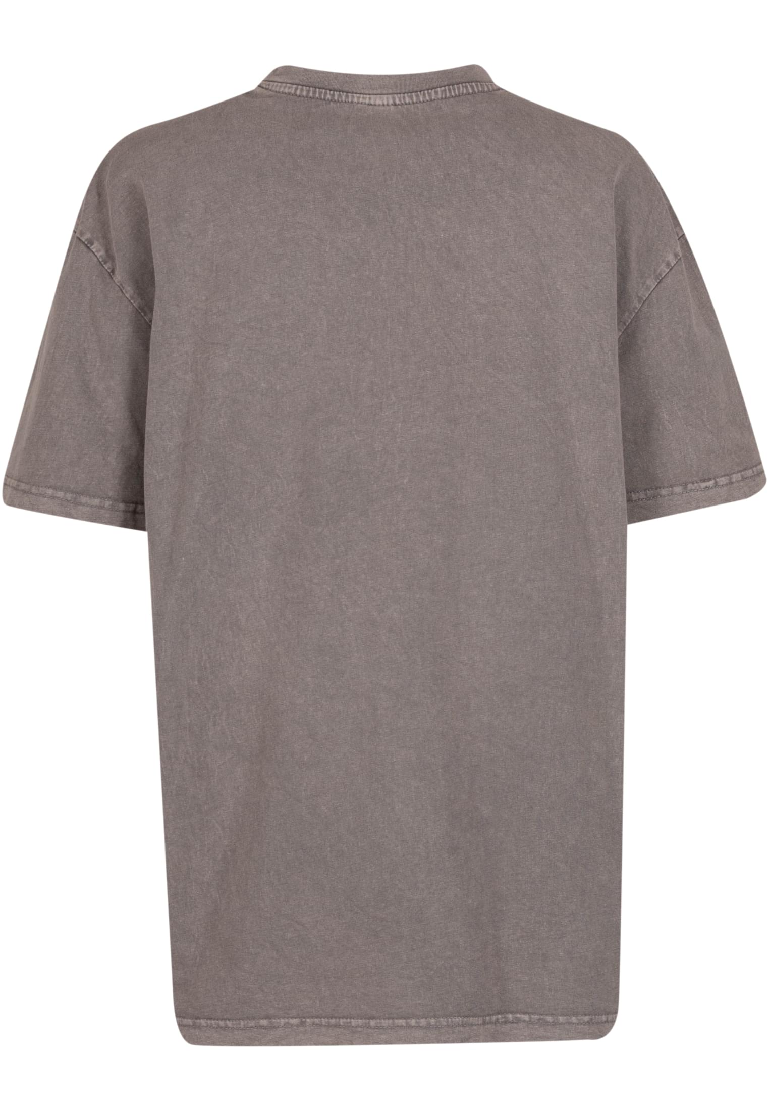 Ladies Oversized Acid Wash Tee asphalt | asphalt
