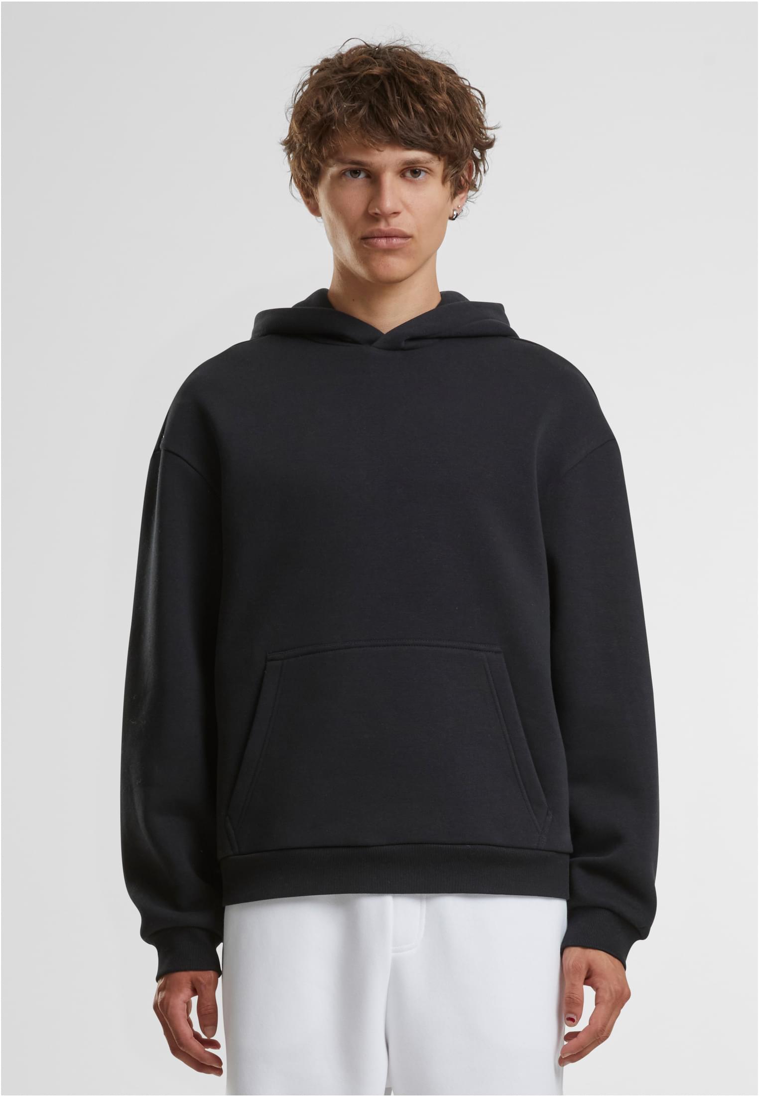 Fluffy Hoody black | black