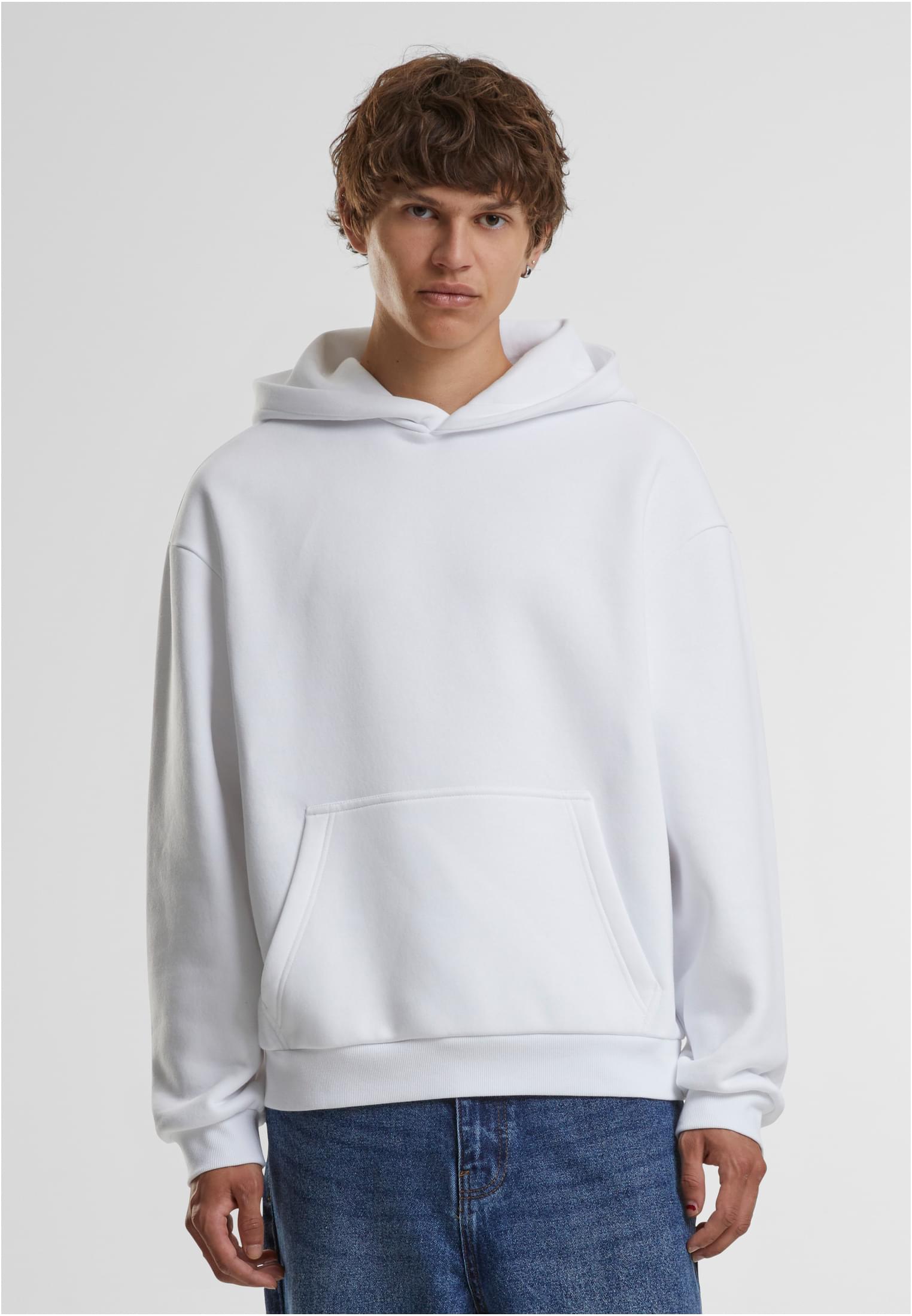 Fluffy Hoody white | white