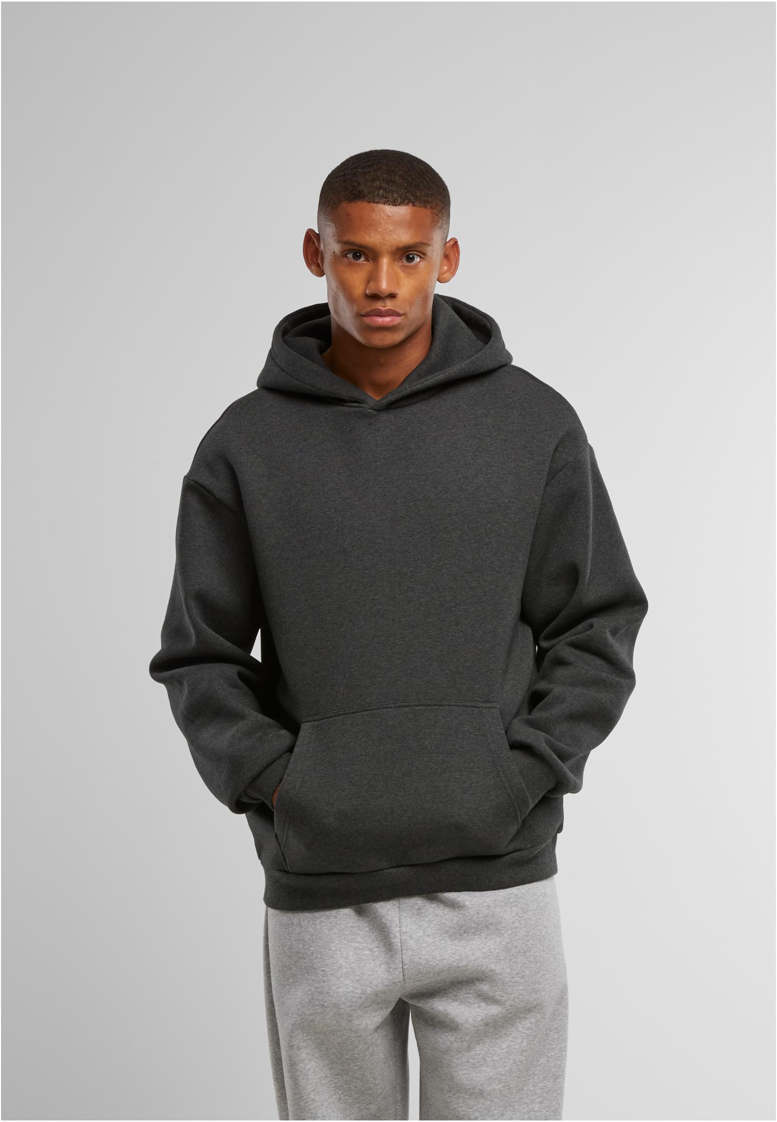 Fluffy Hoody charcoal | charcoal