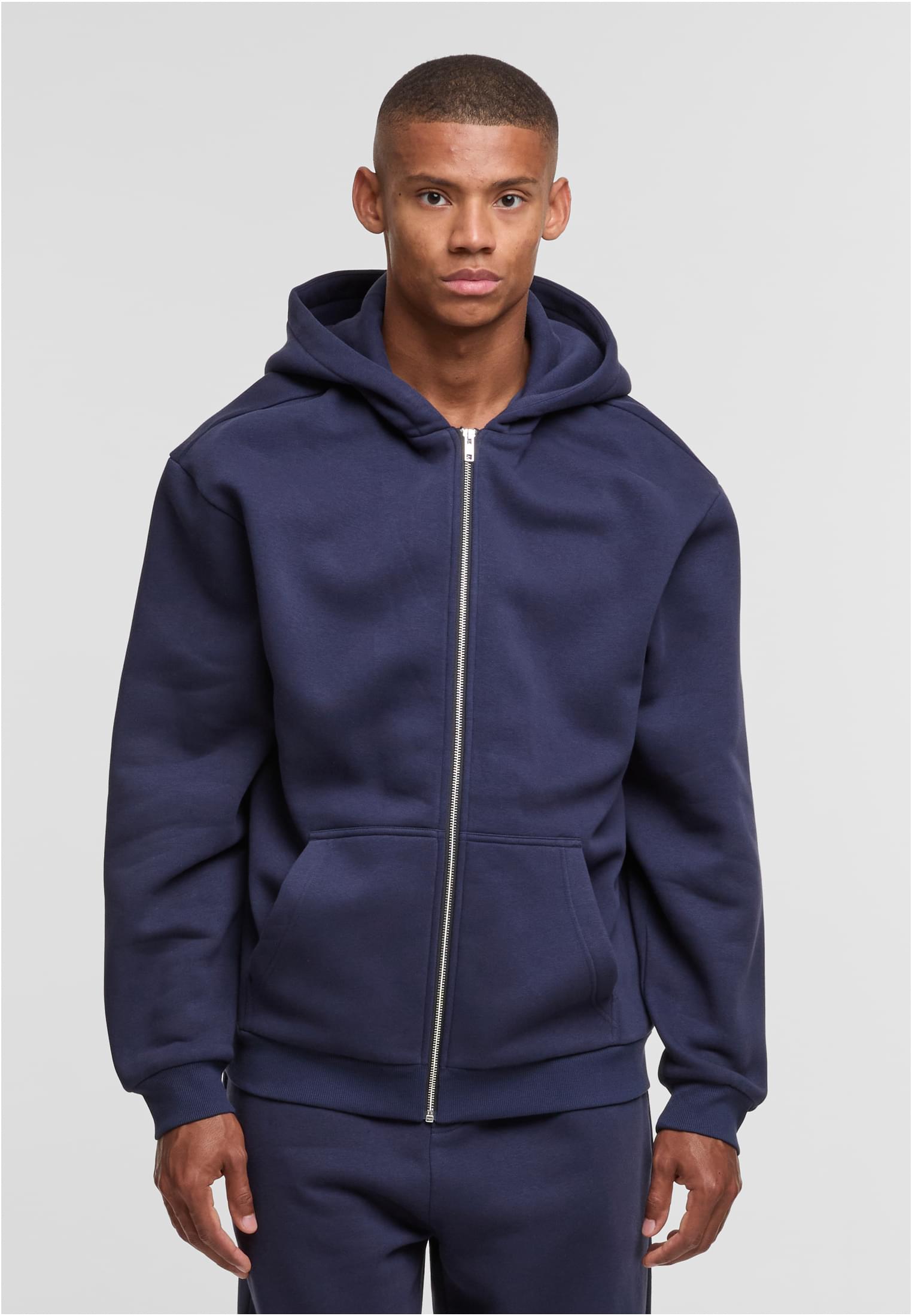 Fluffy Zip Hoody navy | navy