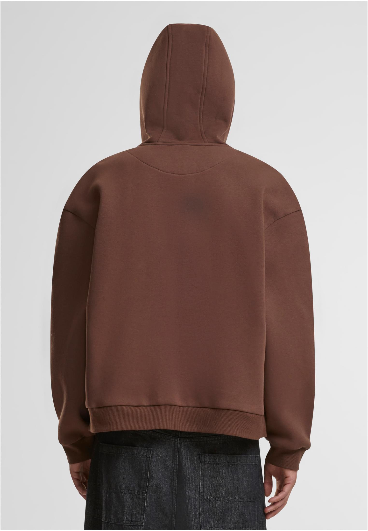 Fluffy Zip Hoody chocolatebrown | chocolatebrown
