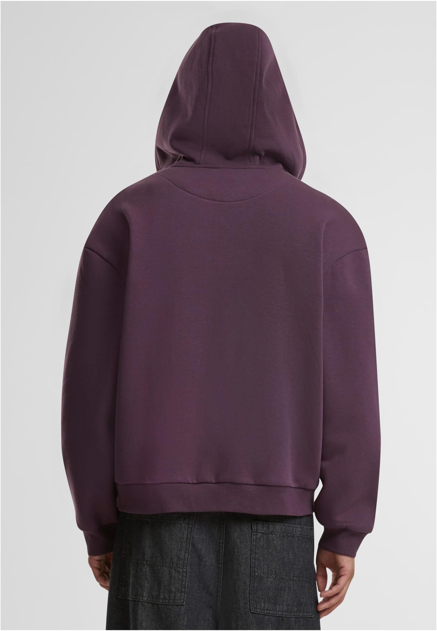 Fluffy Zip Hoody plumpurple | plumpurple