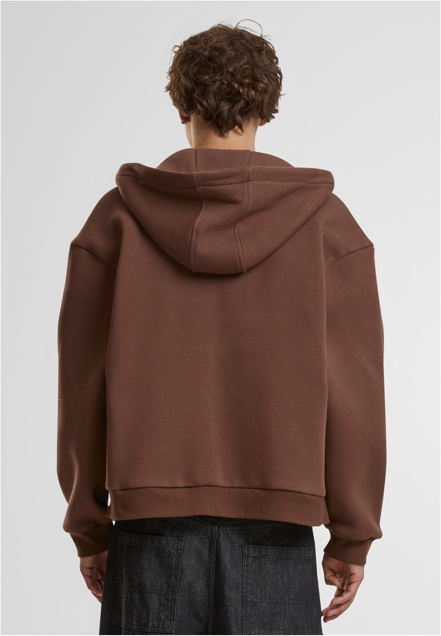 Fluffy Zip Hoody chocolatebrown | chocolatebrown