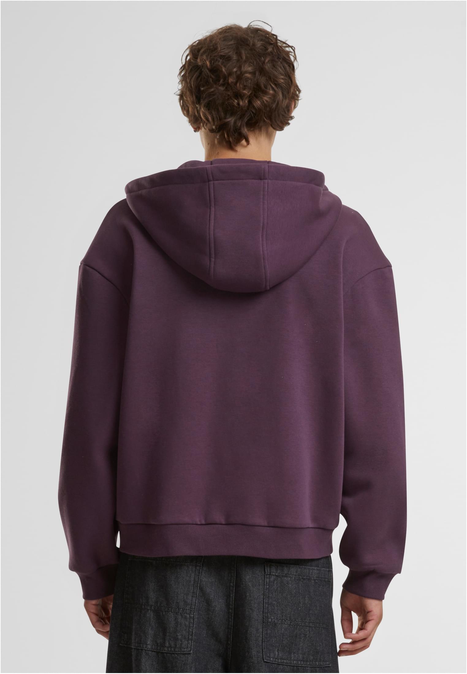 Fluffy Zip Hoody plumpurple | plumpurple