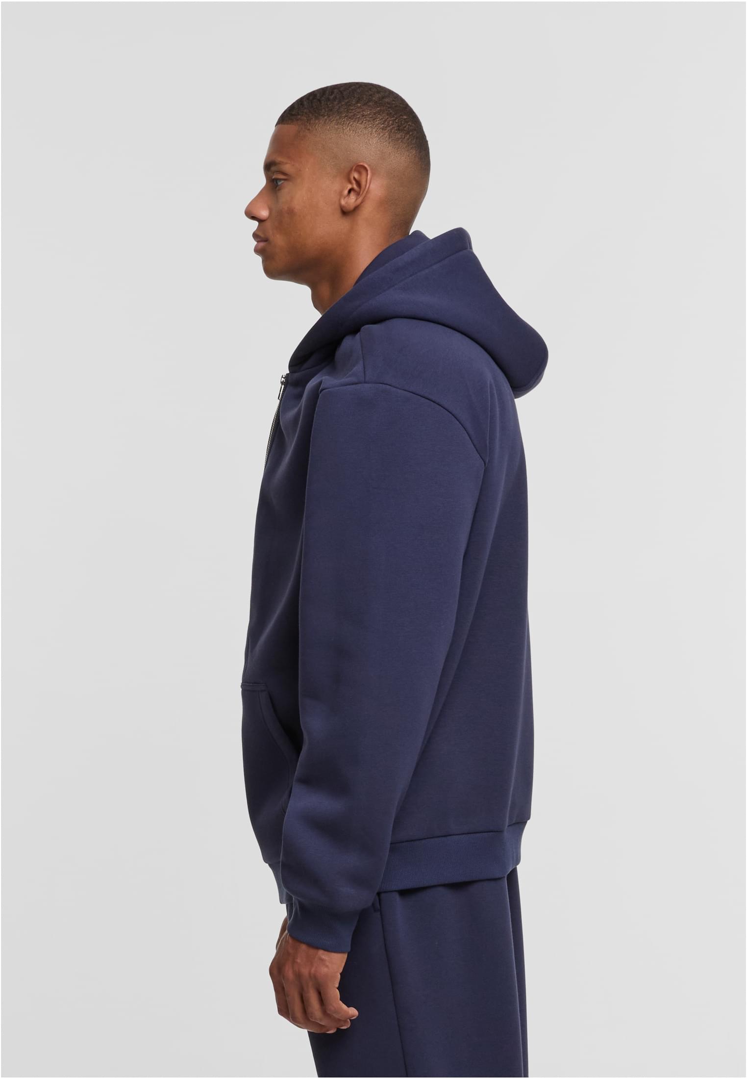 Fluffy Zip Hoody navy | navy