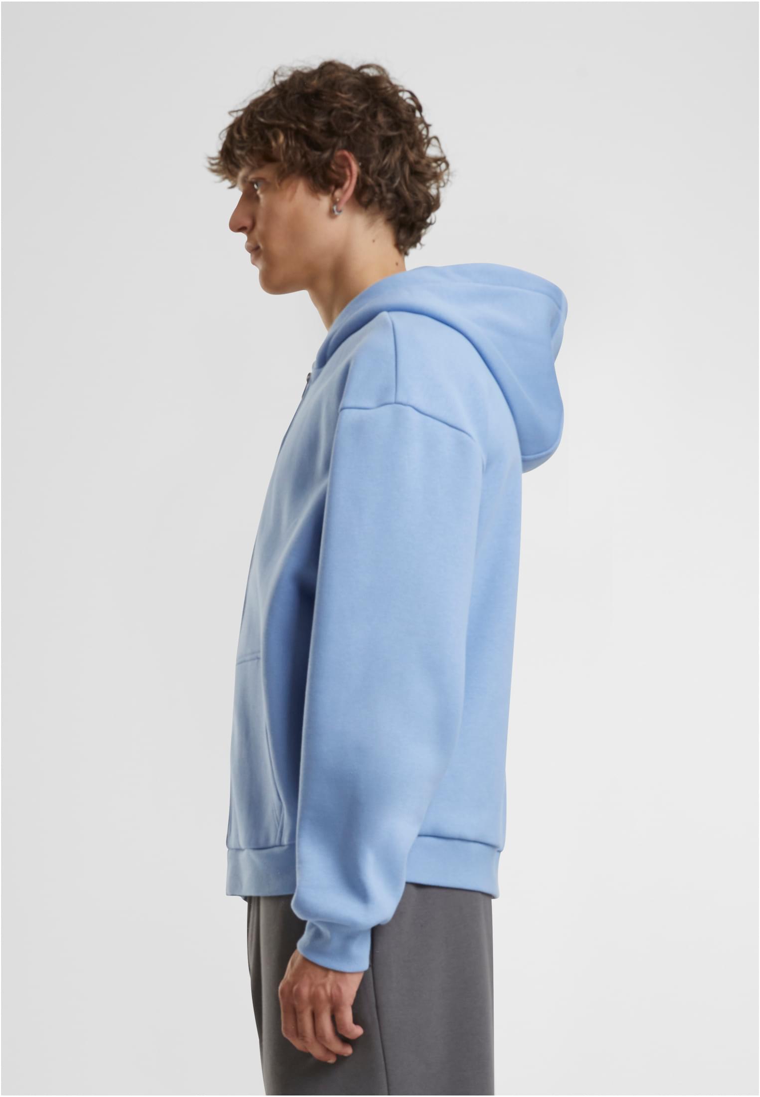 Fluffy Zip Hoody powderblue | powderblue