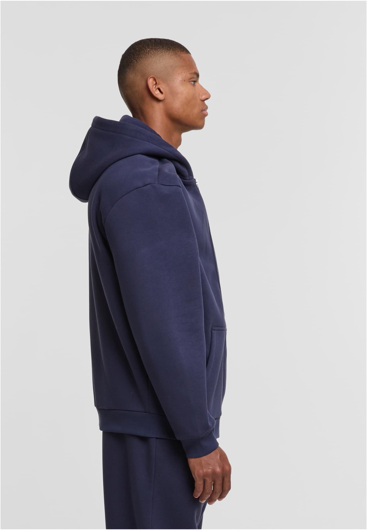 Fluffy Zip Hoody navy | navy